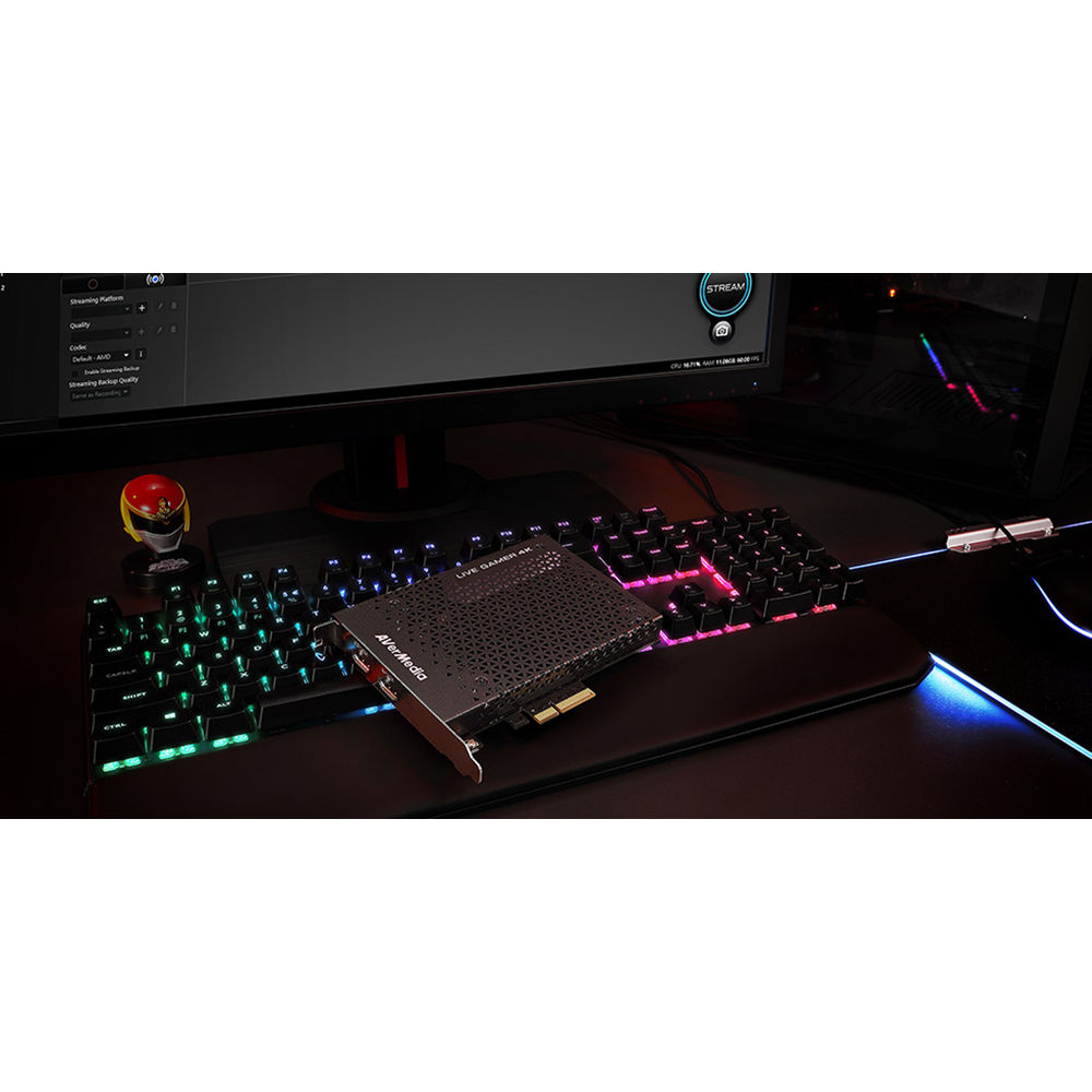 AVerMedia Live Gamer 4K GC573 internal PCIe capture card for 4K HDR 60 fps streaming — view 2