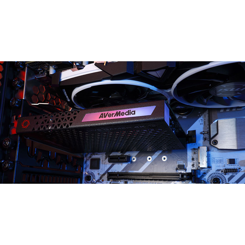 AVerMedia Live Gamer 4K GC573 internal PCIe capture card for 4K HDR 60 fps streaming — view 4