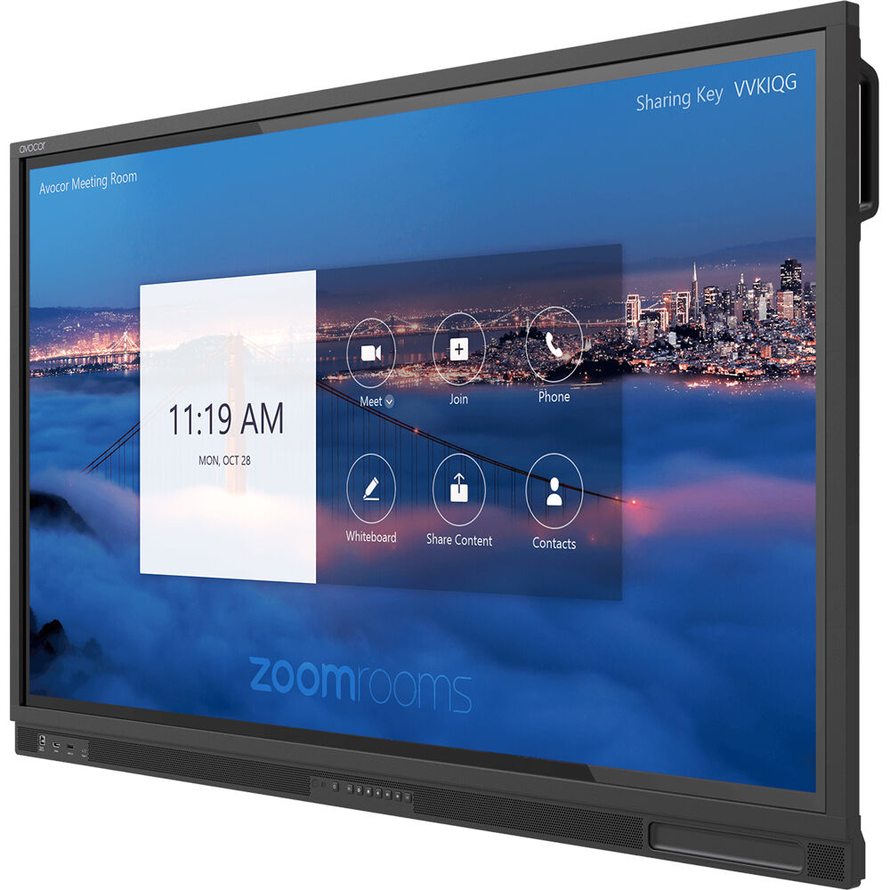 AVOCOR E50 75 inch 4K infrared touch commercial display for meeting rooms — view 13