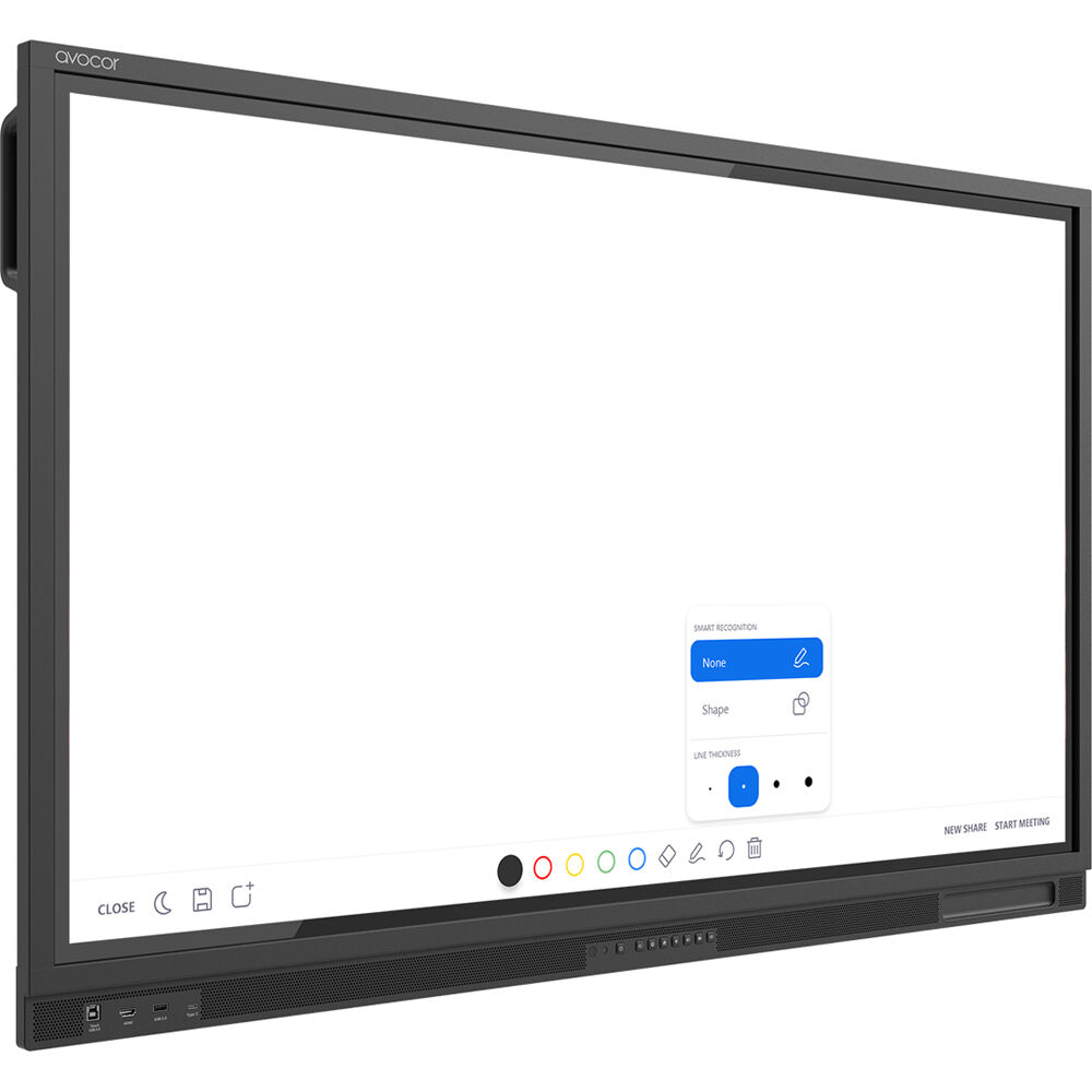 AVOCOR E50 75 inch 4K infrared touch commercial display for meeting rooms — view 5