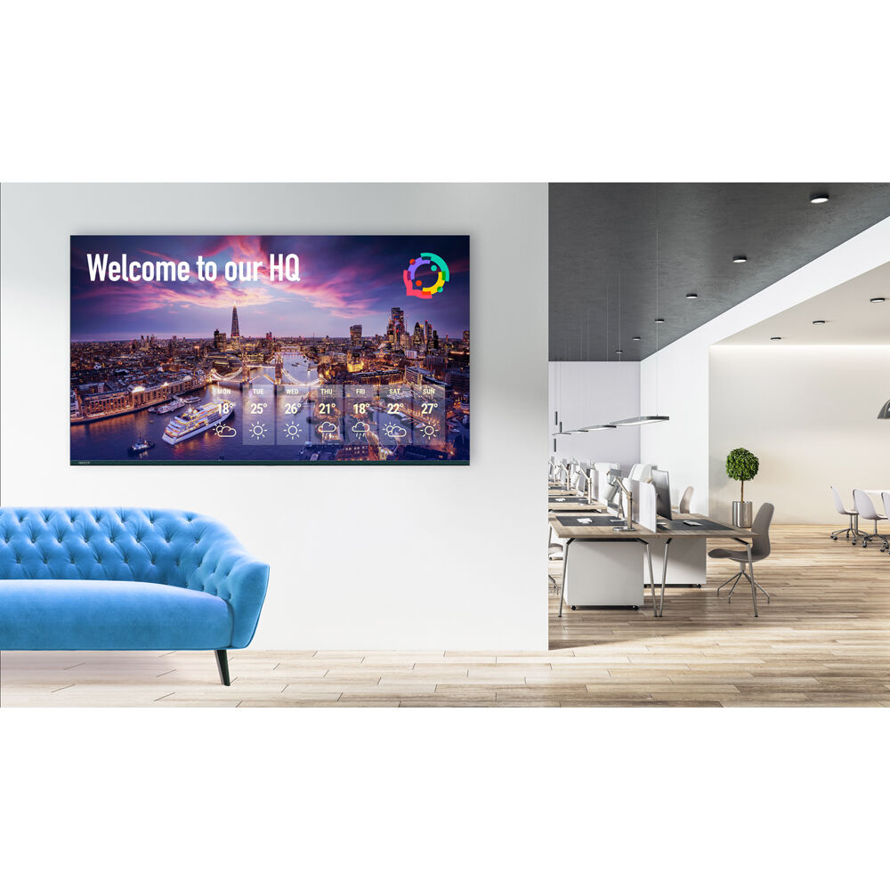 AVOCOR K-10 Series 75 inch 4K display for conference room video conferencing — view 6