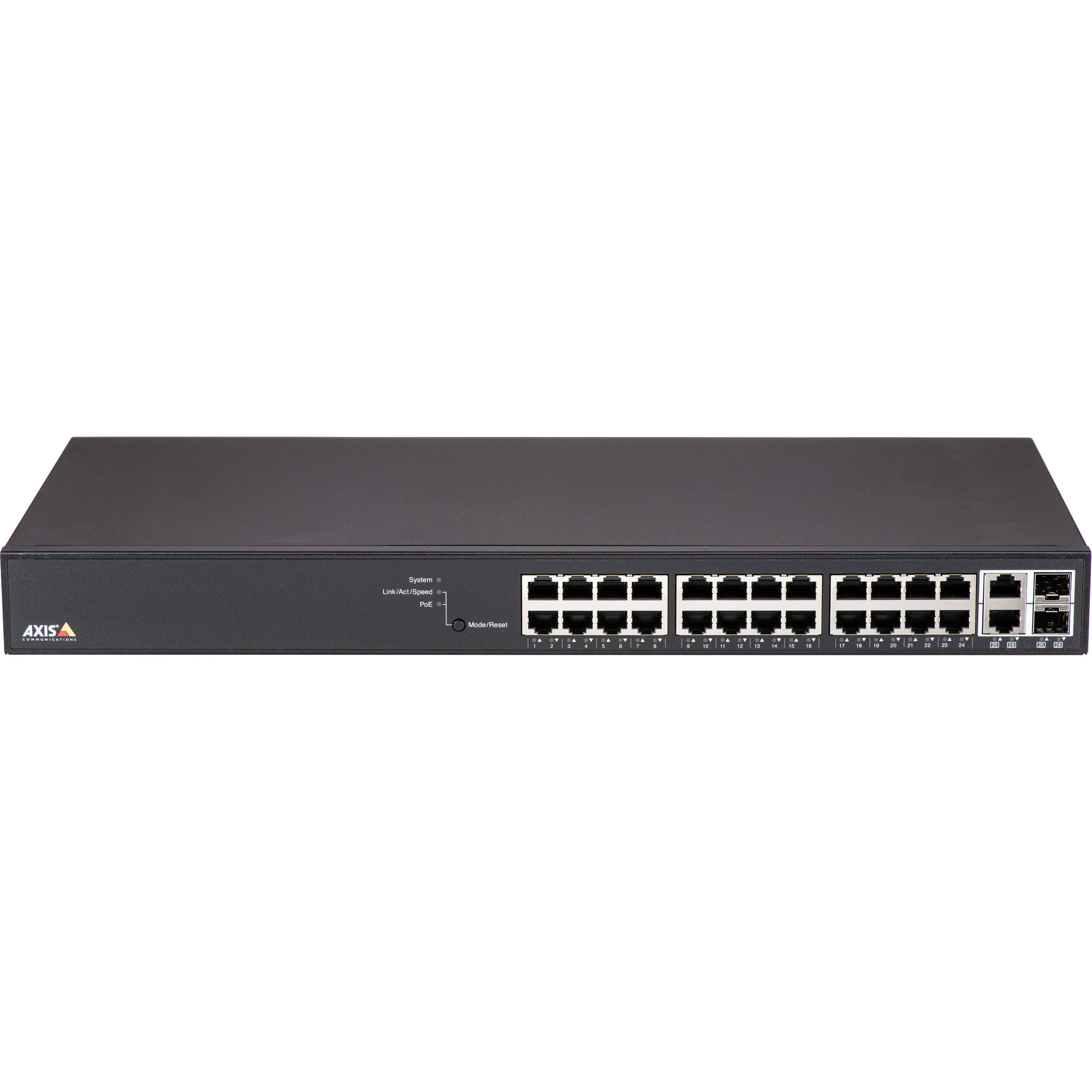 Axis T8524 managed PoE+ network switch for Gigabit surveillance and edge device deployments — view 2