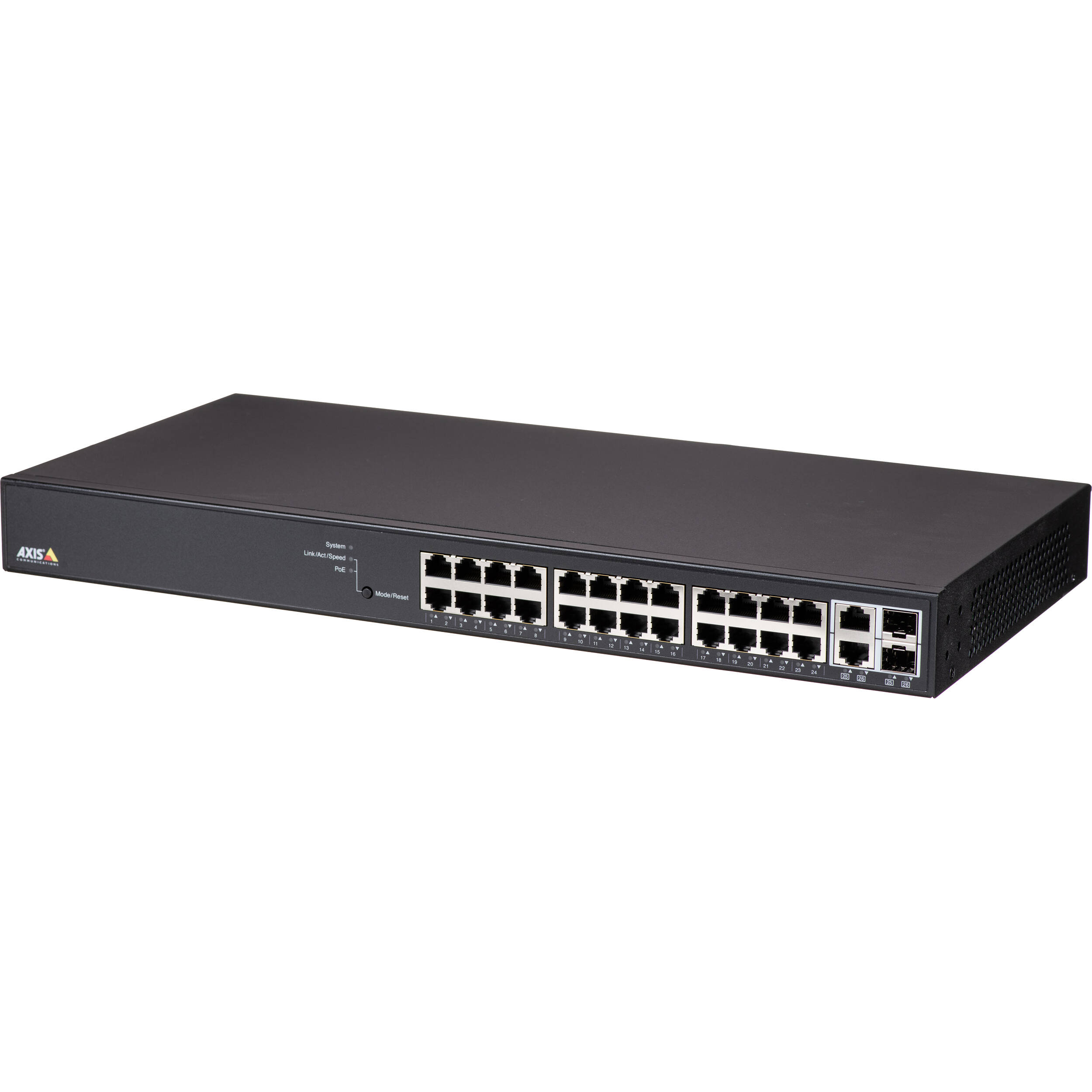 Axis T8524 managed PoE+ network switch for Gigabit surveillance and edge device deployments — view 3