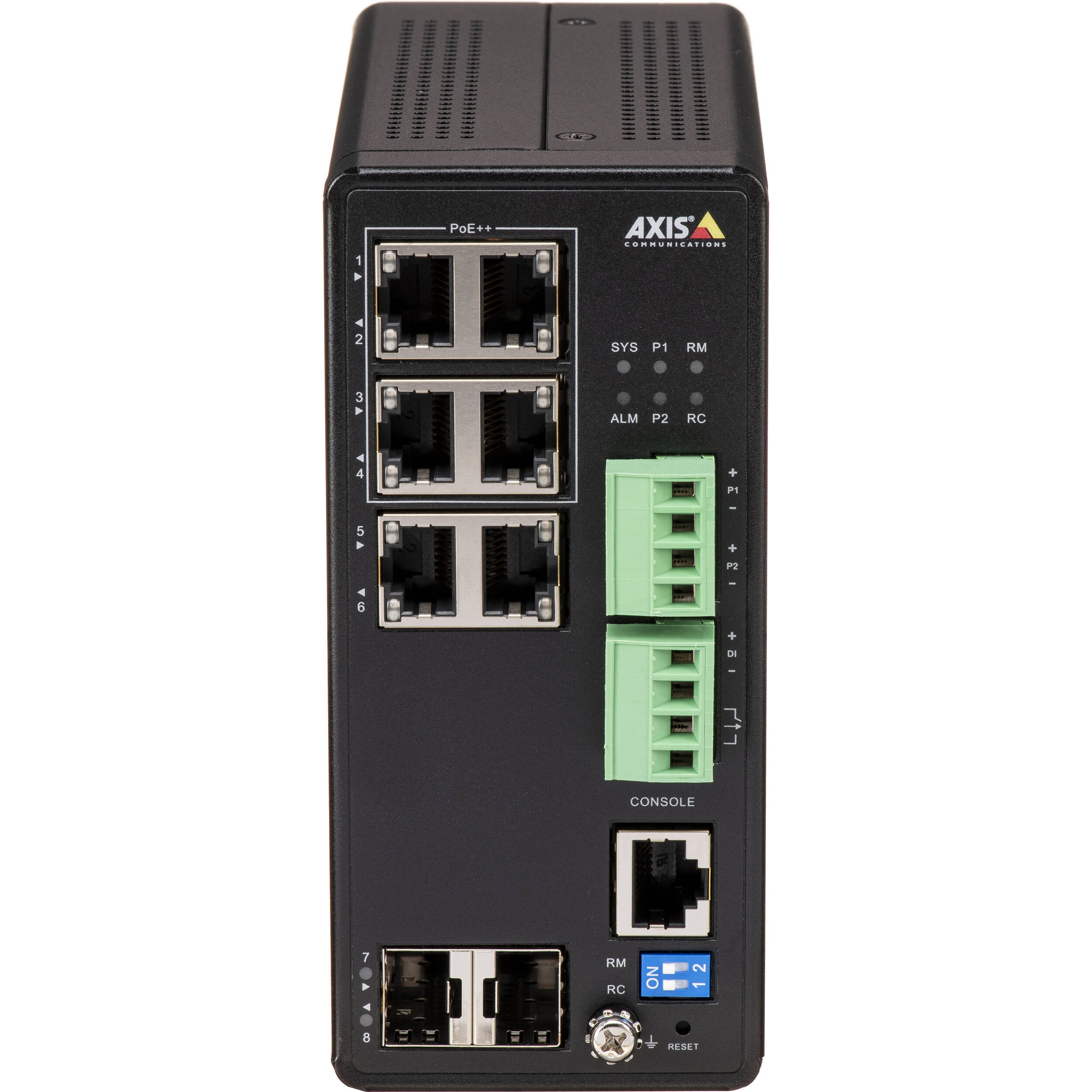 Axis T8504-R industrial PoE switch for managed edge networking and surveillance deployments — view 2