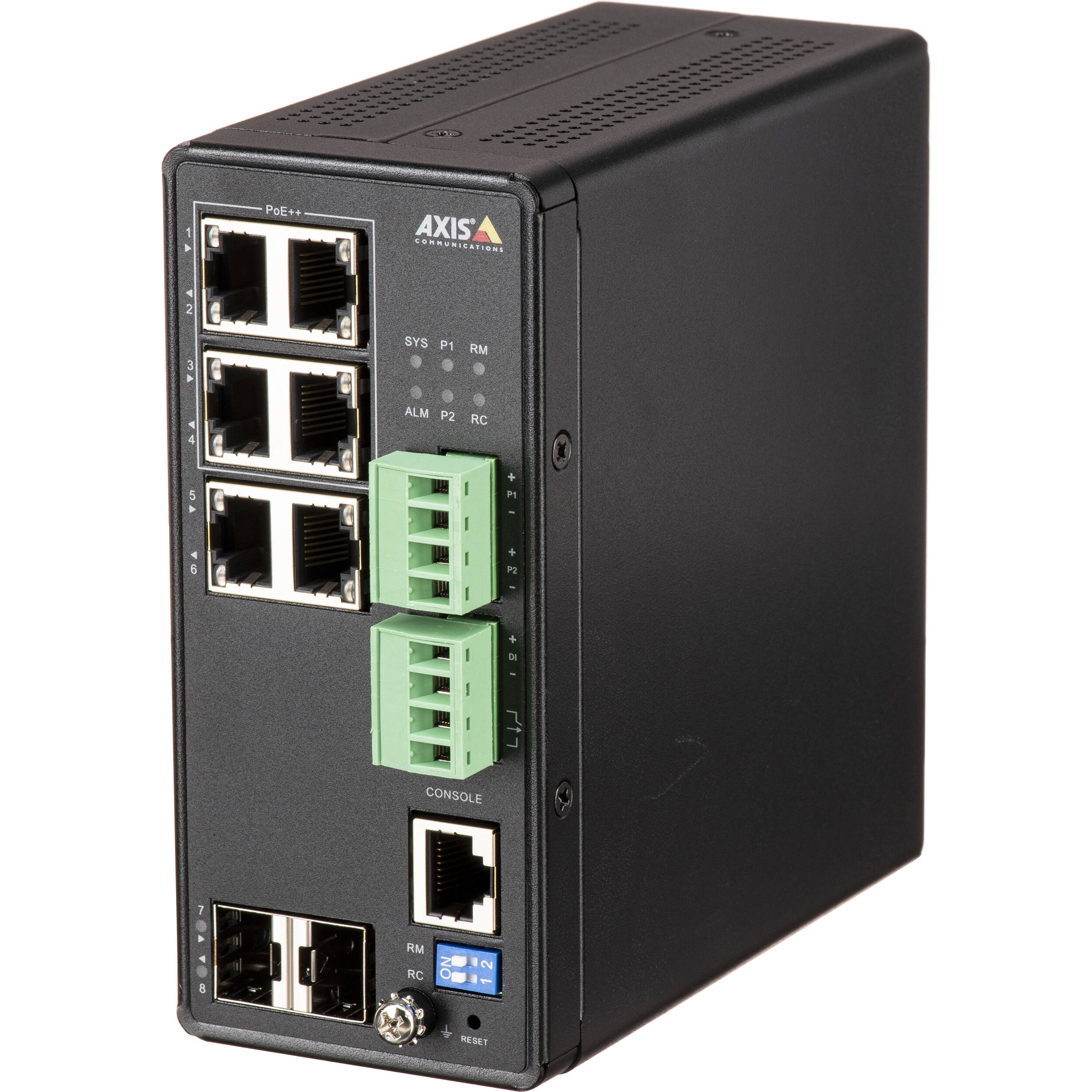 Axis T8504-R industrial PoE switch for managed edge networking and surveillance deployments — view 3
