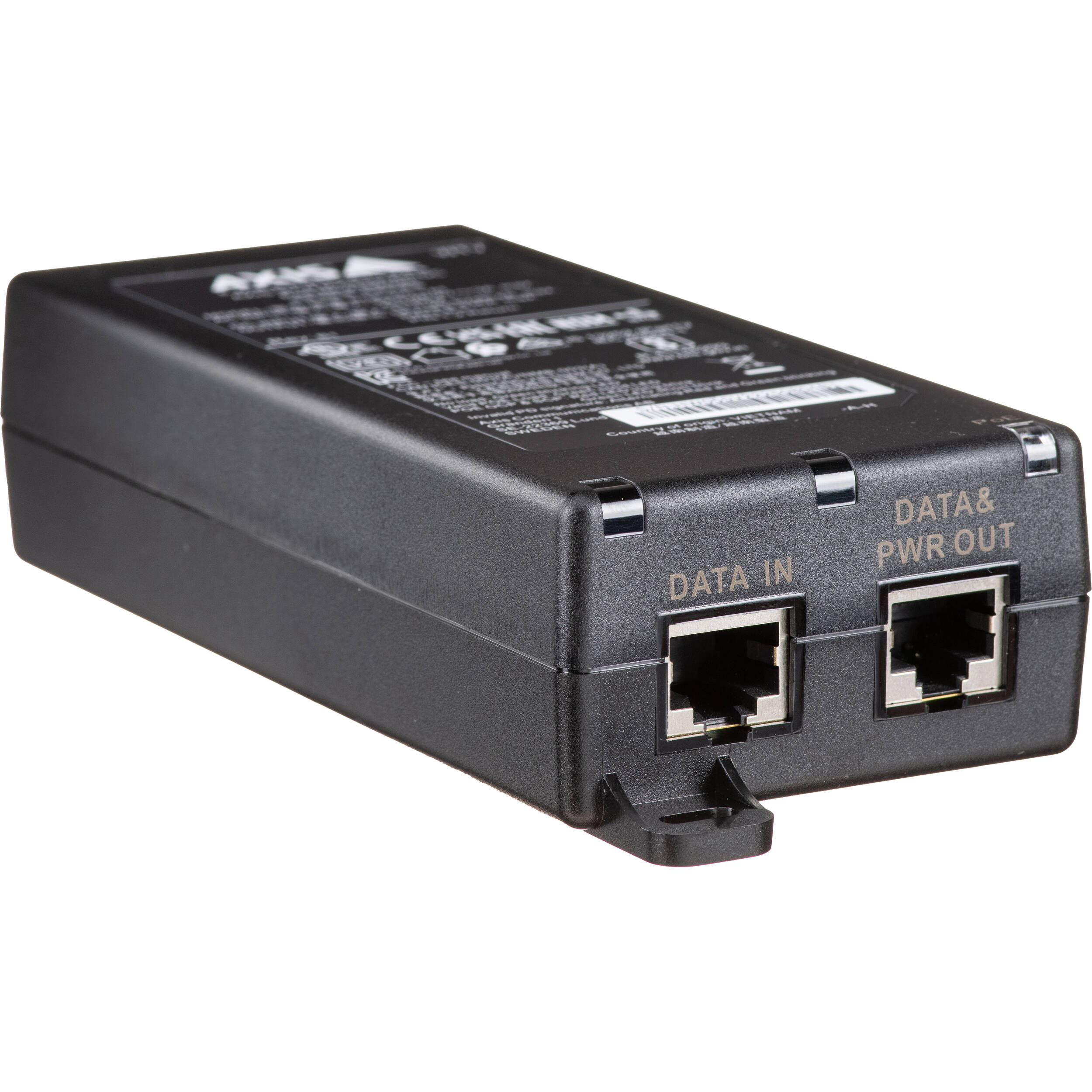 Axis 30 W MIDSPAN AC/DC inline power injector for wired network device deployment — view 4