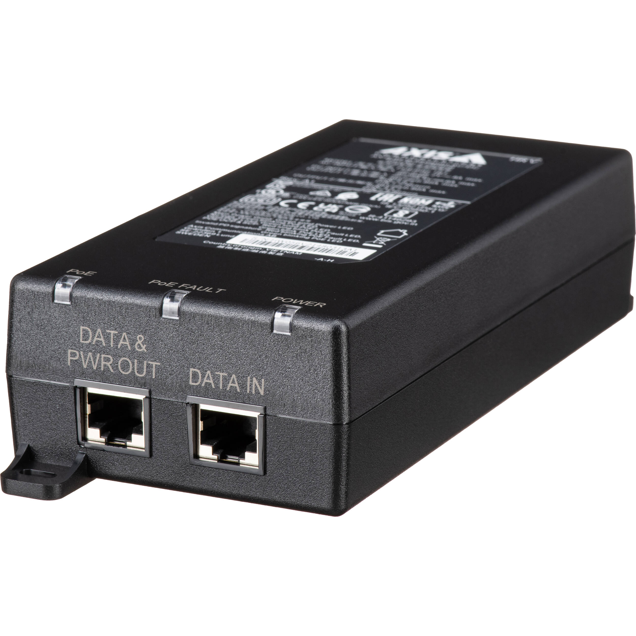 Axis 02209-001 90W AC/DC PoE midspan for adding power to Ethernet devices — view 2