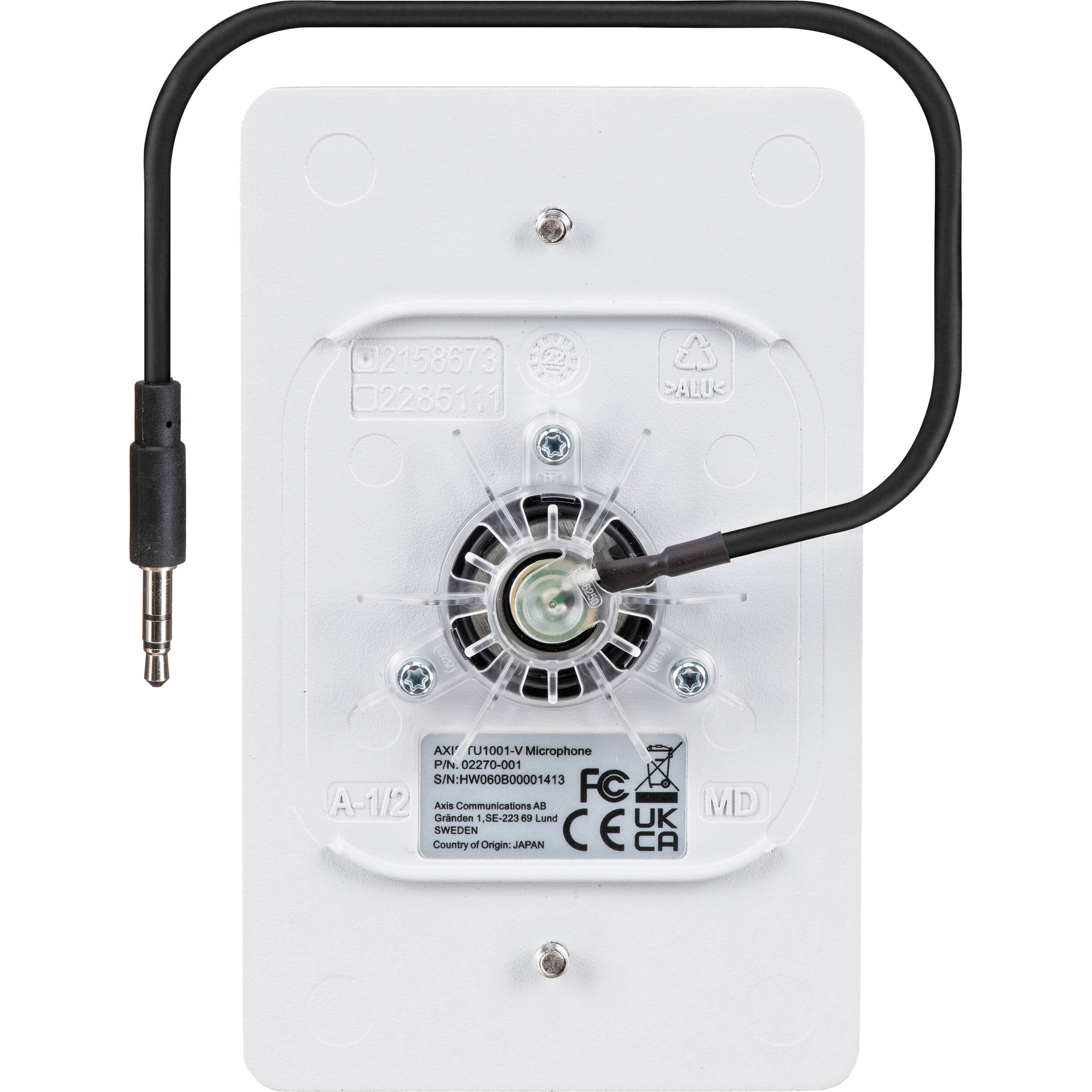 Axis TU1001-V MIC 02270-001 compact microphone for unified communications rooms — view 2