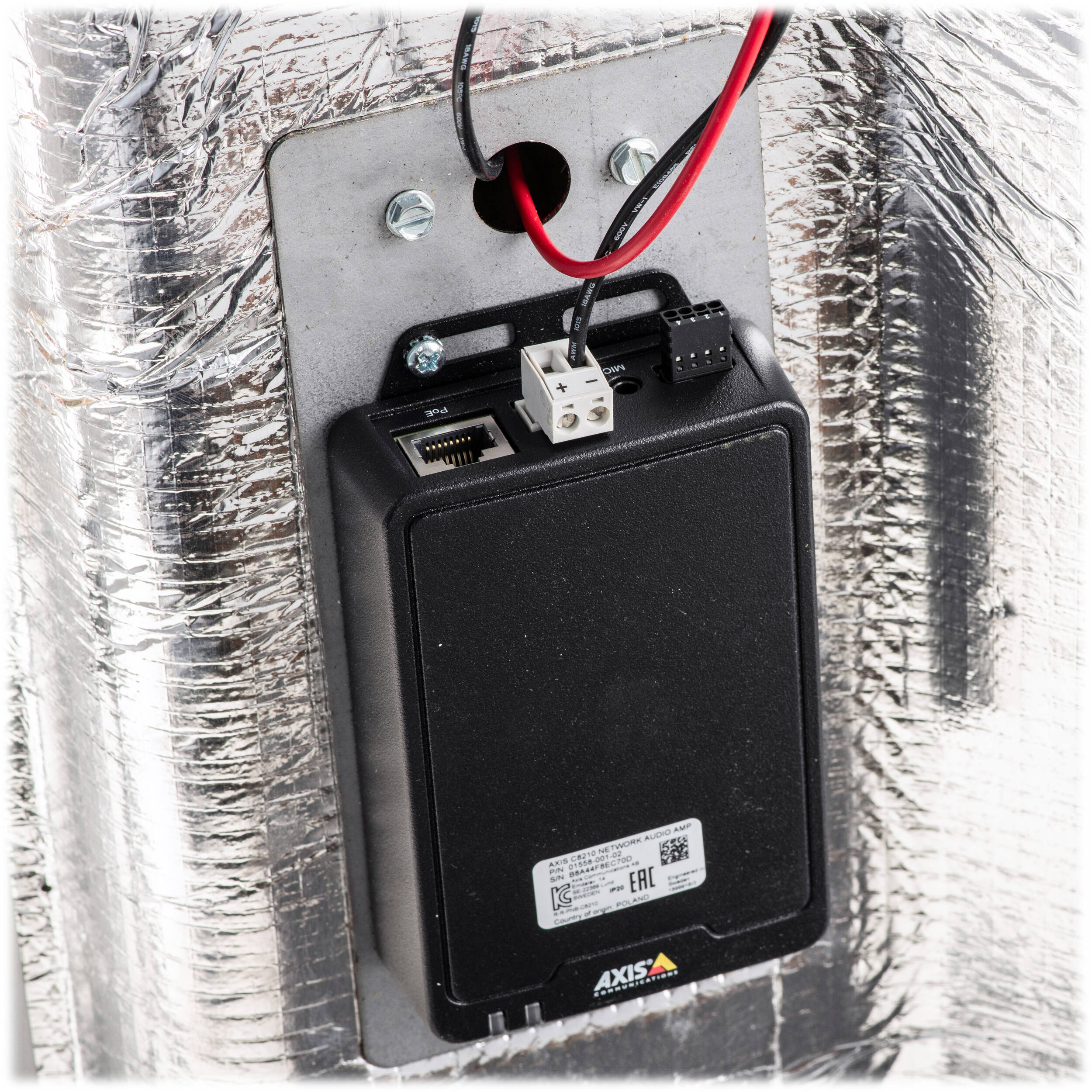 AUDIO CEILING TILE KIT US ceiling tile audio mounting accessory for discreet commercial installation — view 5