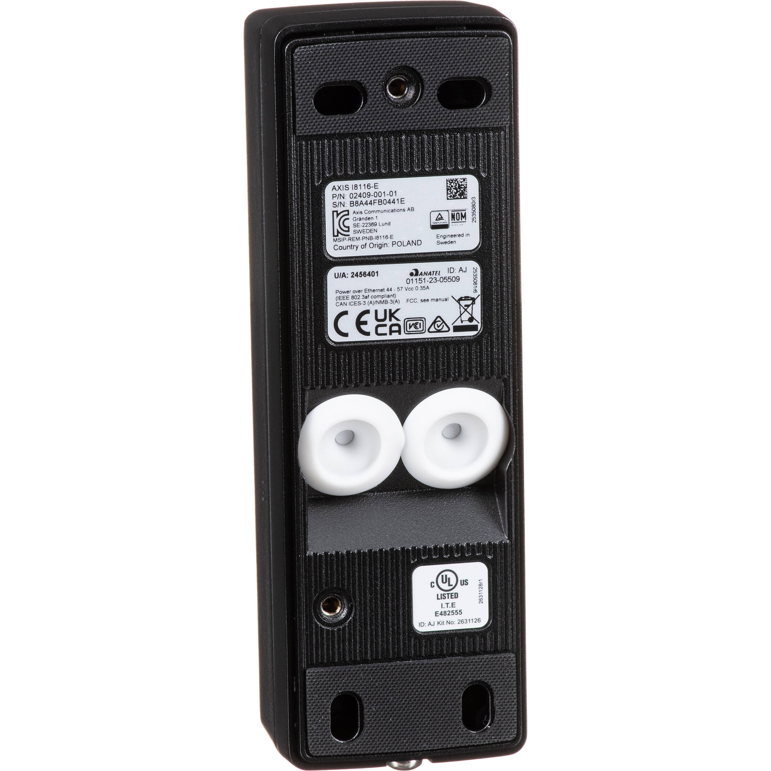 AXIS I8116-E BLACK Cat.6a F/UTP patch cable with RJ-45 male connectors — view 3