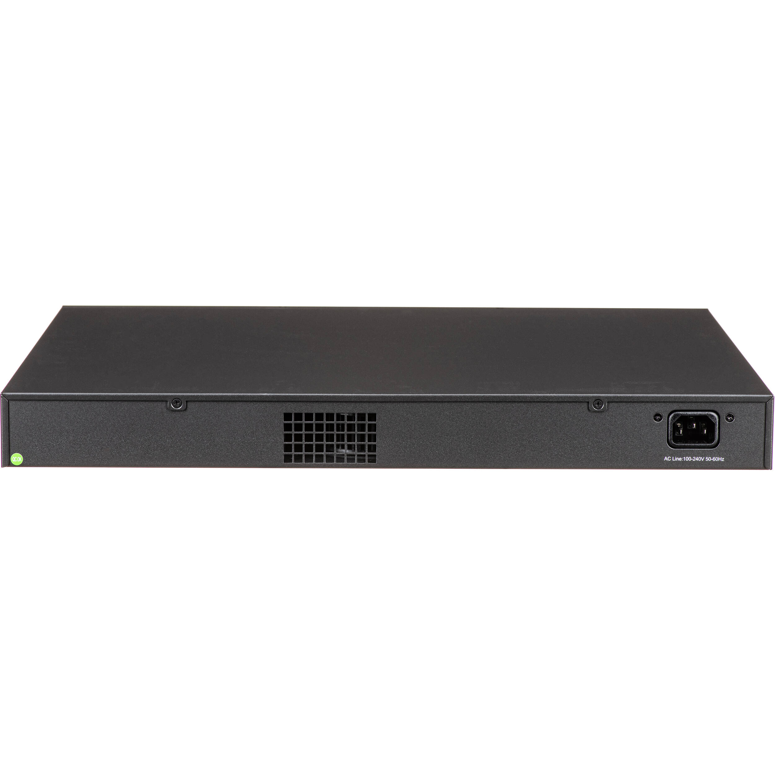 AXIS D8248 managed PoE++ switch with 24 PoE++ ports for enterprise edge deployments — view 2