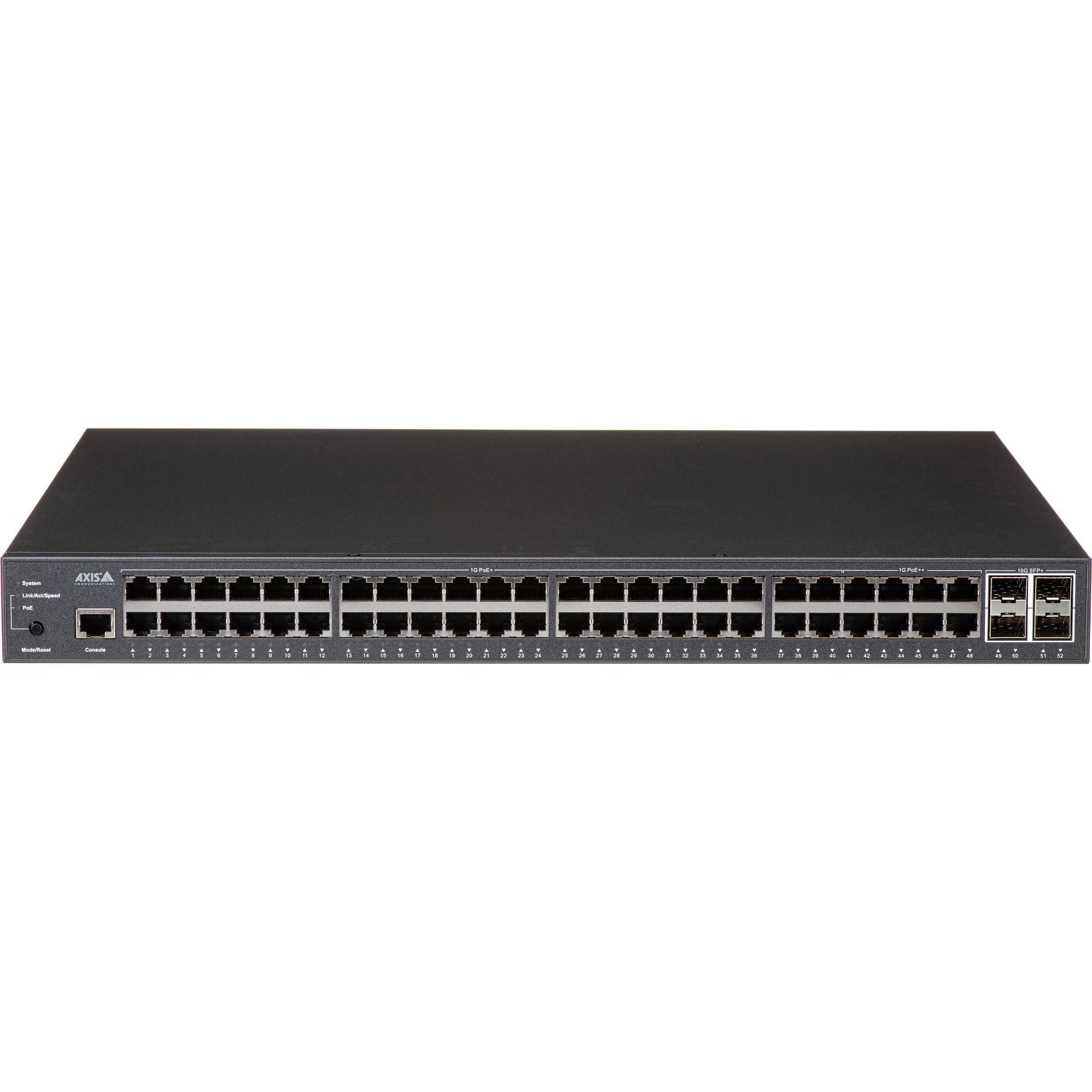 AXIS D8248 managed PoE++ switch with 24 PoE++ ports for enterprise edge deployments — view 4