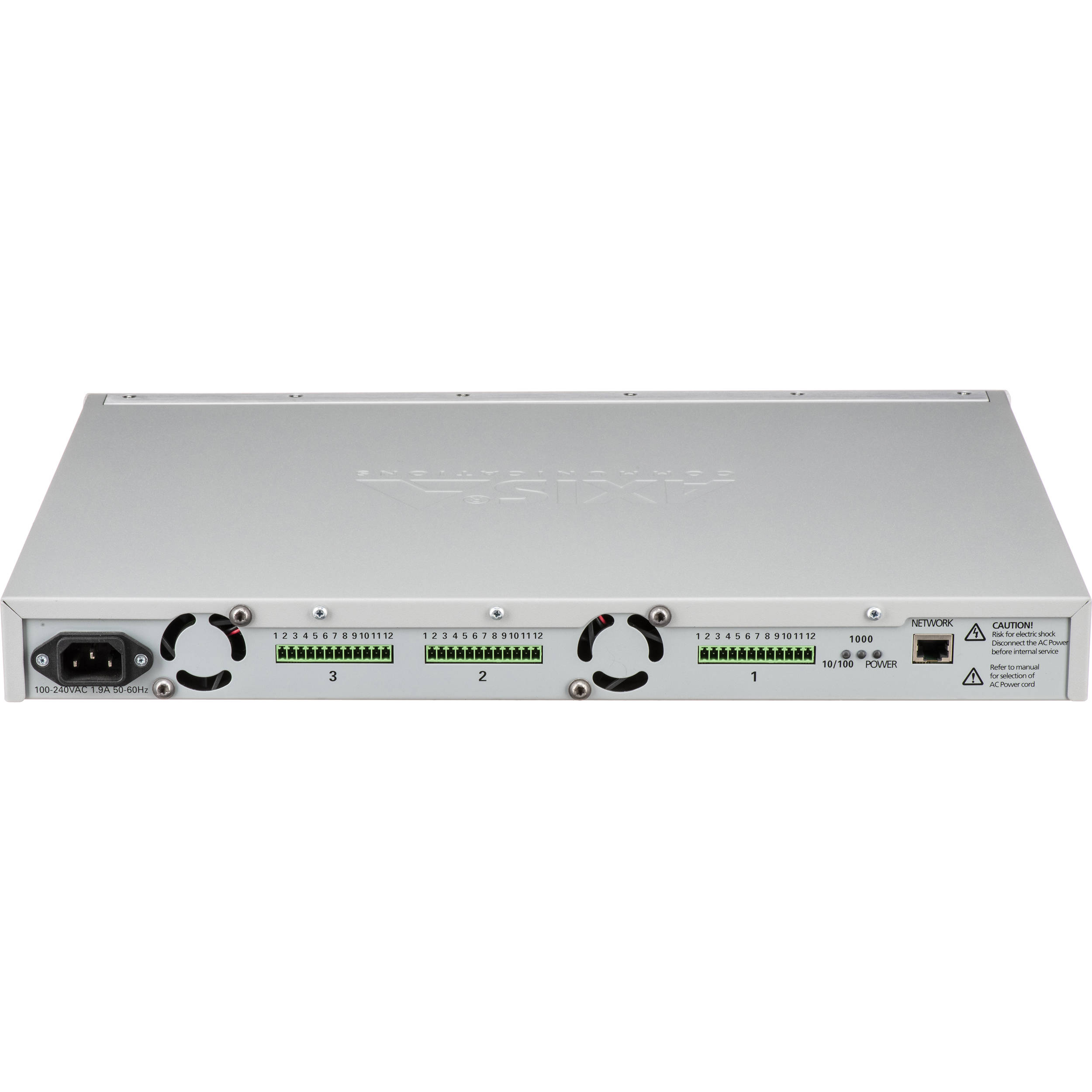 AXIS 291 1U video server rack for three video servers — view 3