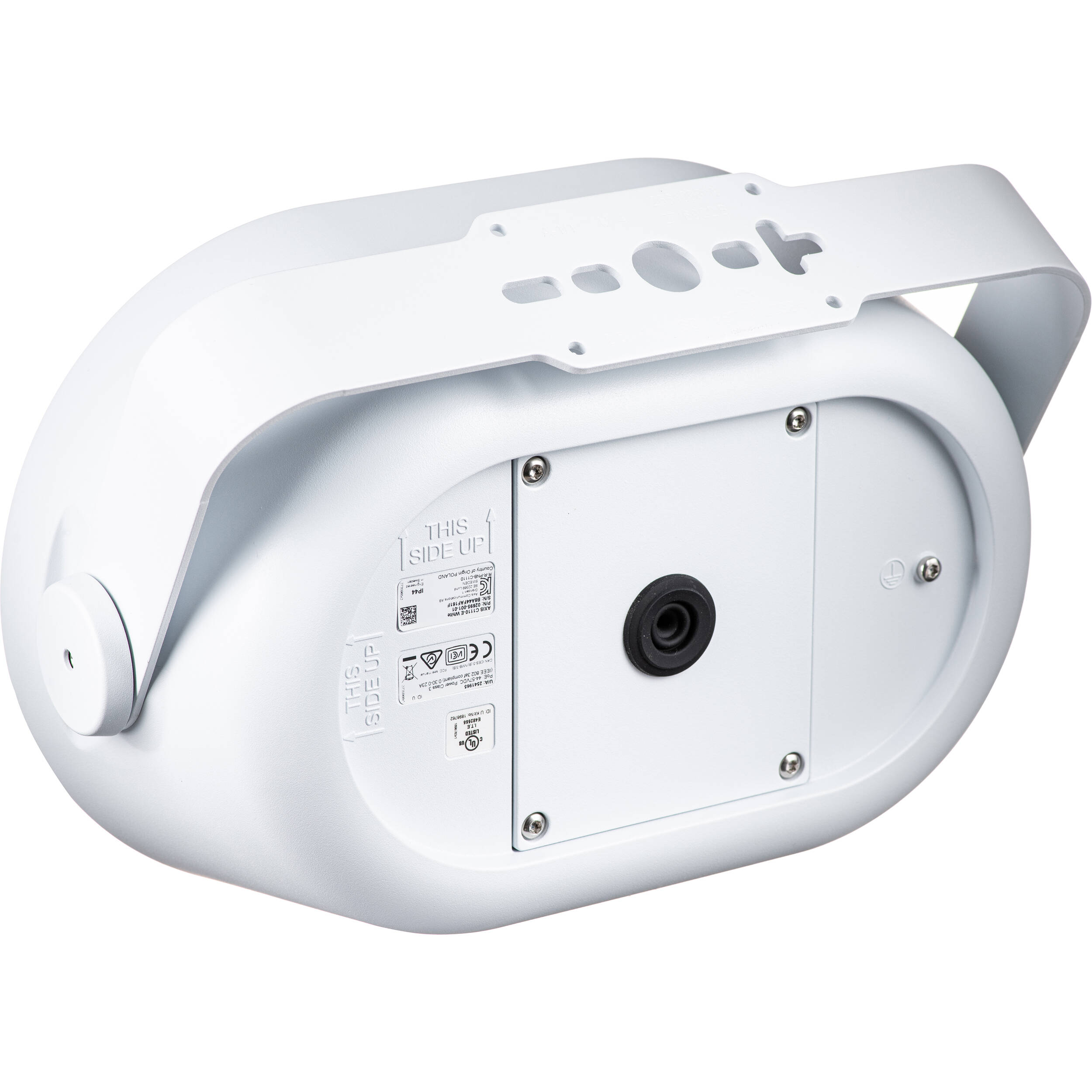 AXIS C1110-E WHITE network speaker in white finish for enterprise paging and background audio — view 5