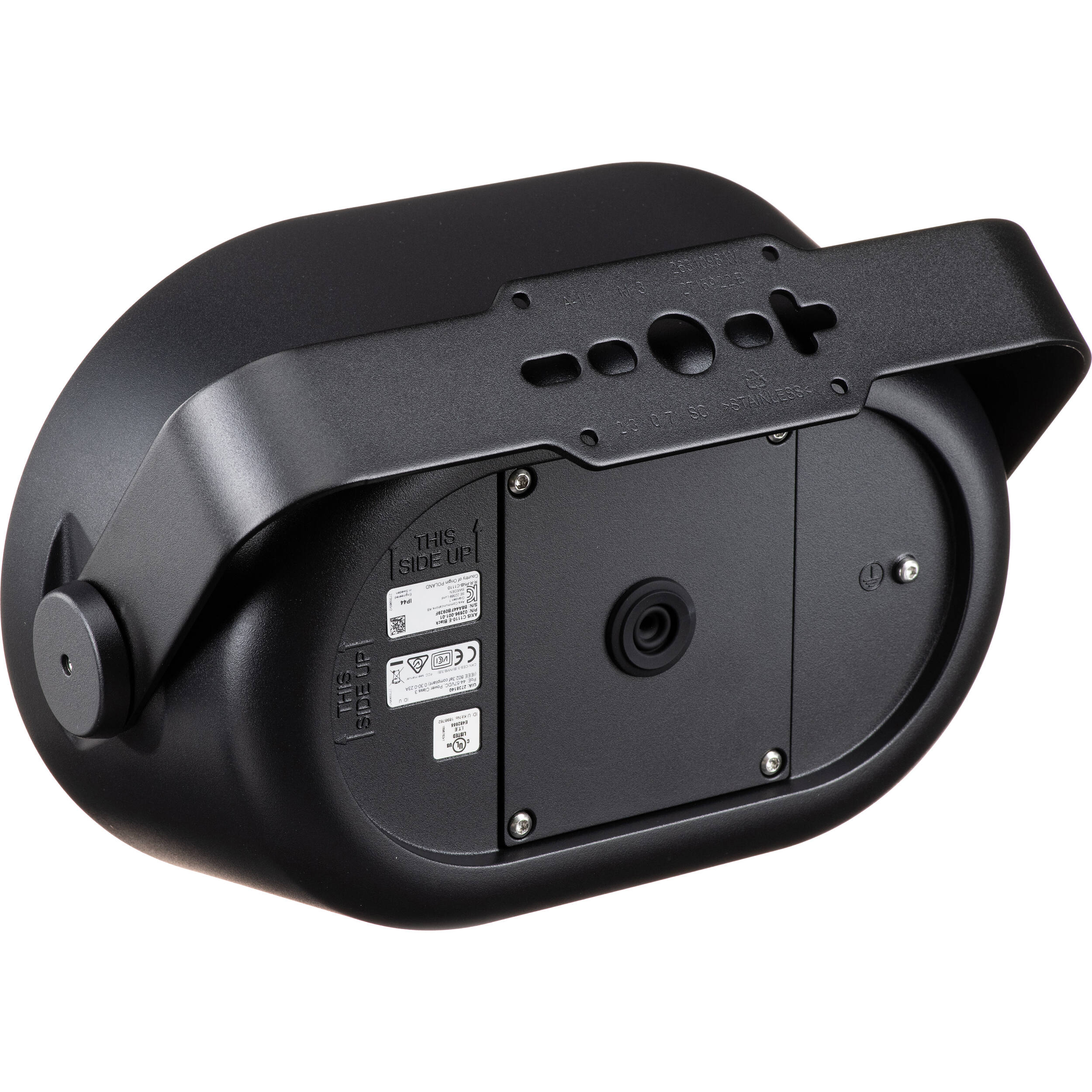 AXIS C1110-E Black network speaker for enterprise paging and background audio — view 5