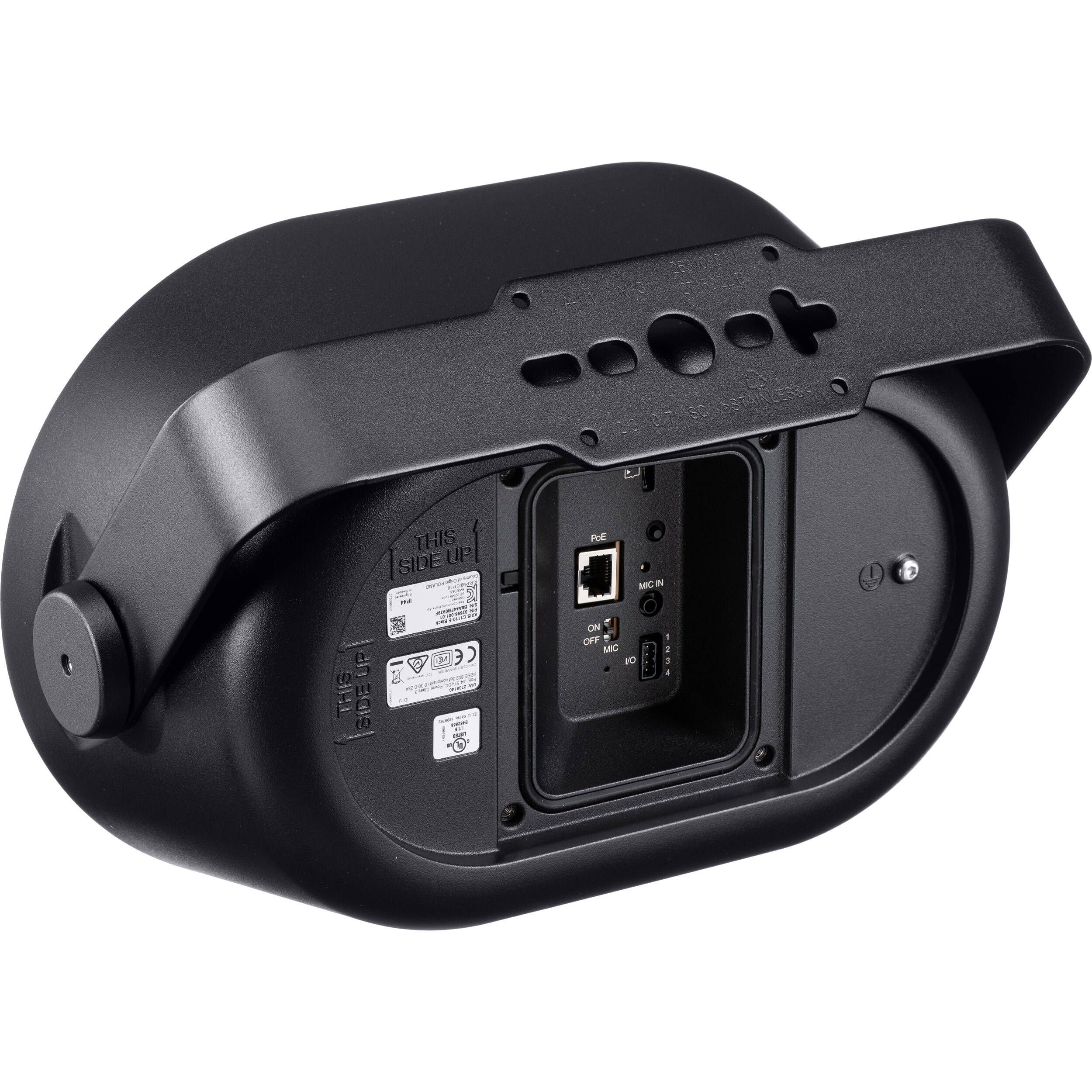 AXIS C1110-E Black network speaker for enterprise paging and background audio — view 6