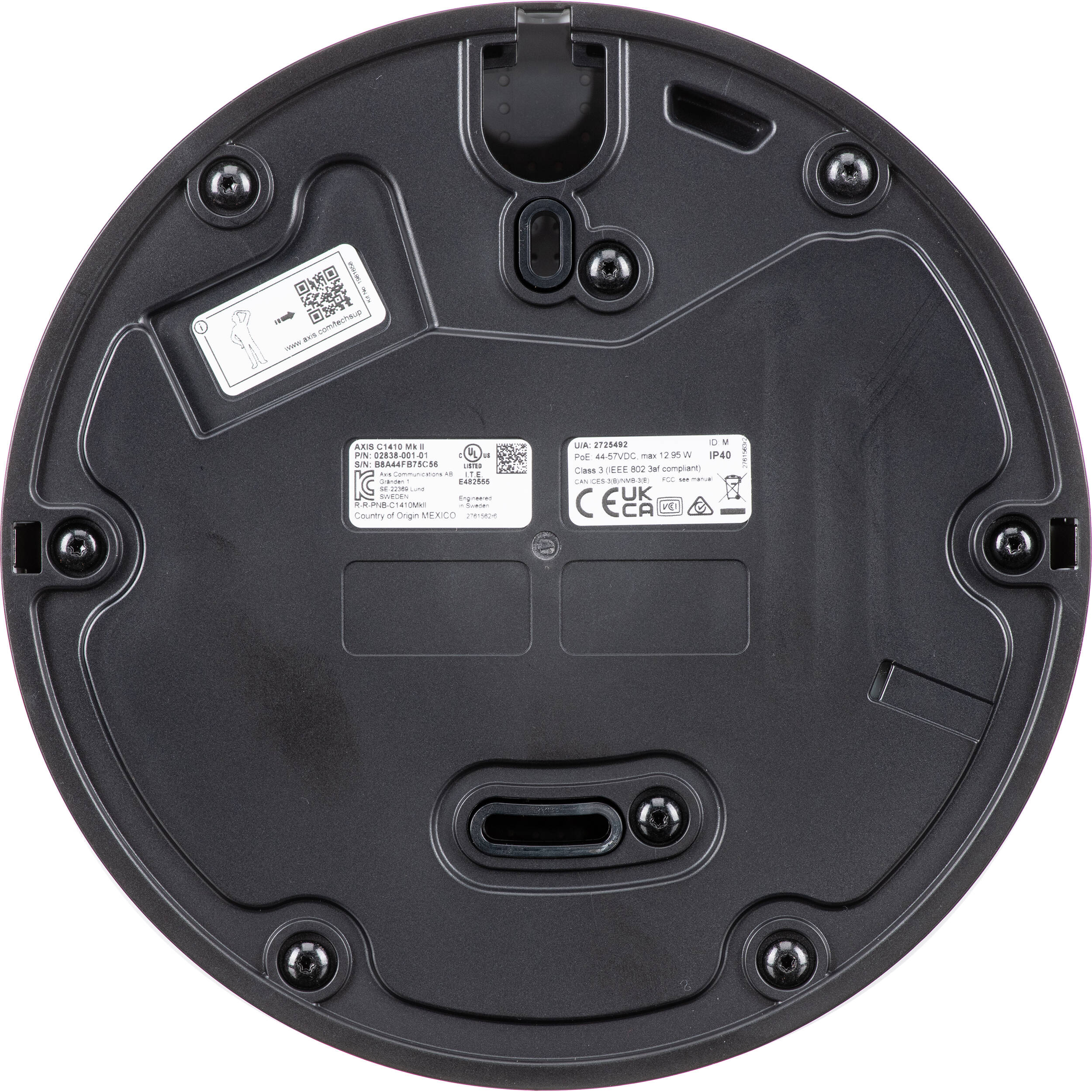 AXIS C1410 MK II compact network speaker for business voice announcements — view 5