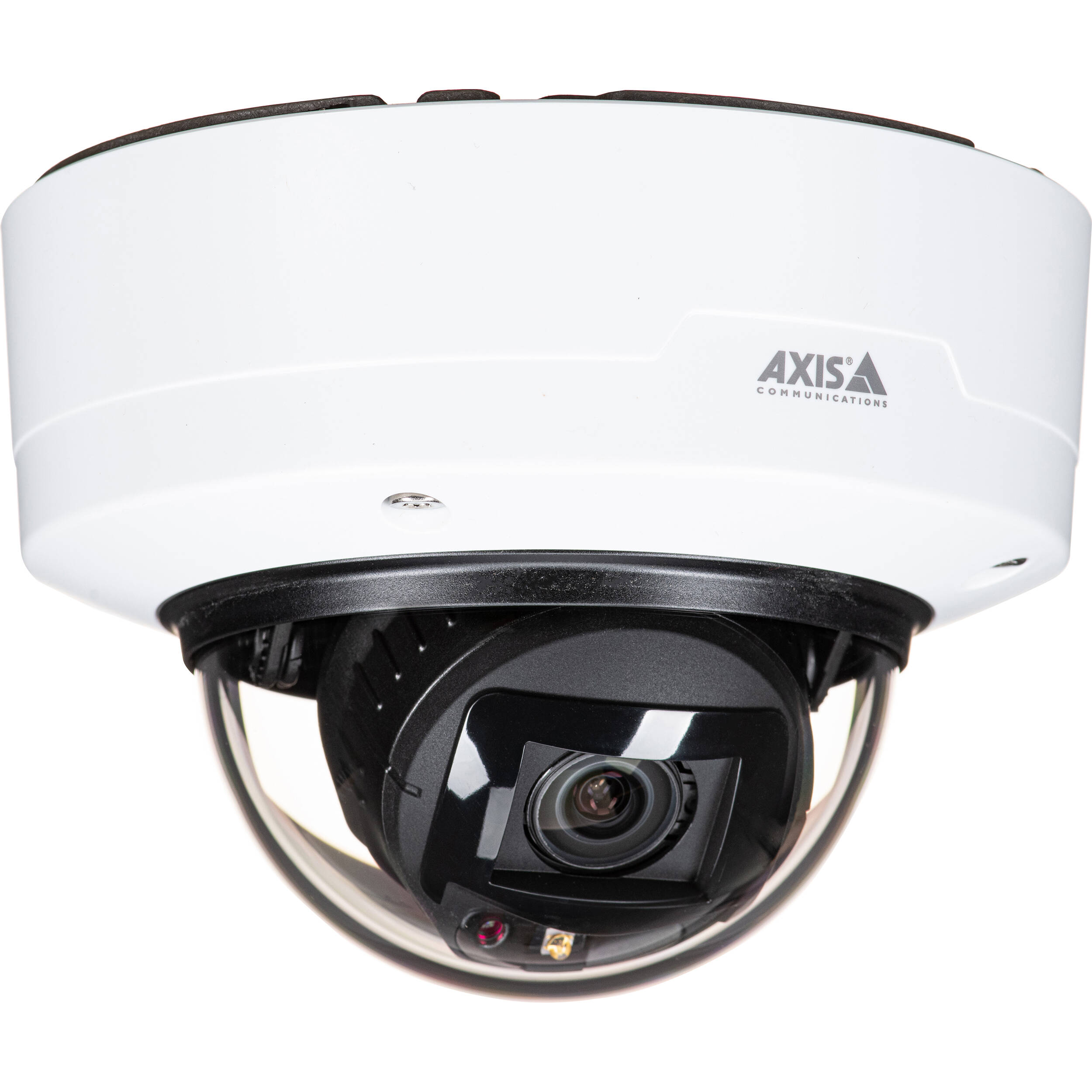 High-Performance 5 Mp Dome Camera with Ai Analytics. Excellent Image Quality Thanks to Forensic Wdr, Lightfinder 2.0 and Optimized Ir. Robust, Vandal-Secure Ip66/Ik10 Polycarbonate Outdoor Casing with Included Weathershield. Varifocal 3.0 8.5 Mm P-Iris Lens with Remote Zoom and Focus. Multiple, Individually Configurable Streams, Av1/H.264/H.265 with Zipstream in up to 5 Mp @ 30 Fps. Acoustic Sensors for Audio Analytics. Supervised Digital Input and Output. Case-Open Sensor Axis Edge Vault with Fips 140-3 Level 3 Certified. Support for SD  Card Storage. Advanced Ai Analytics for Object Classification, Counting, Masking and More. Powered by Ieee 802.3af/802.3at Type 1 Class  3.