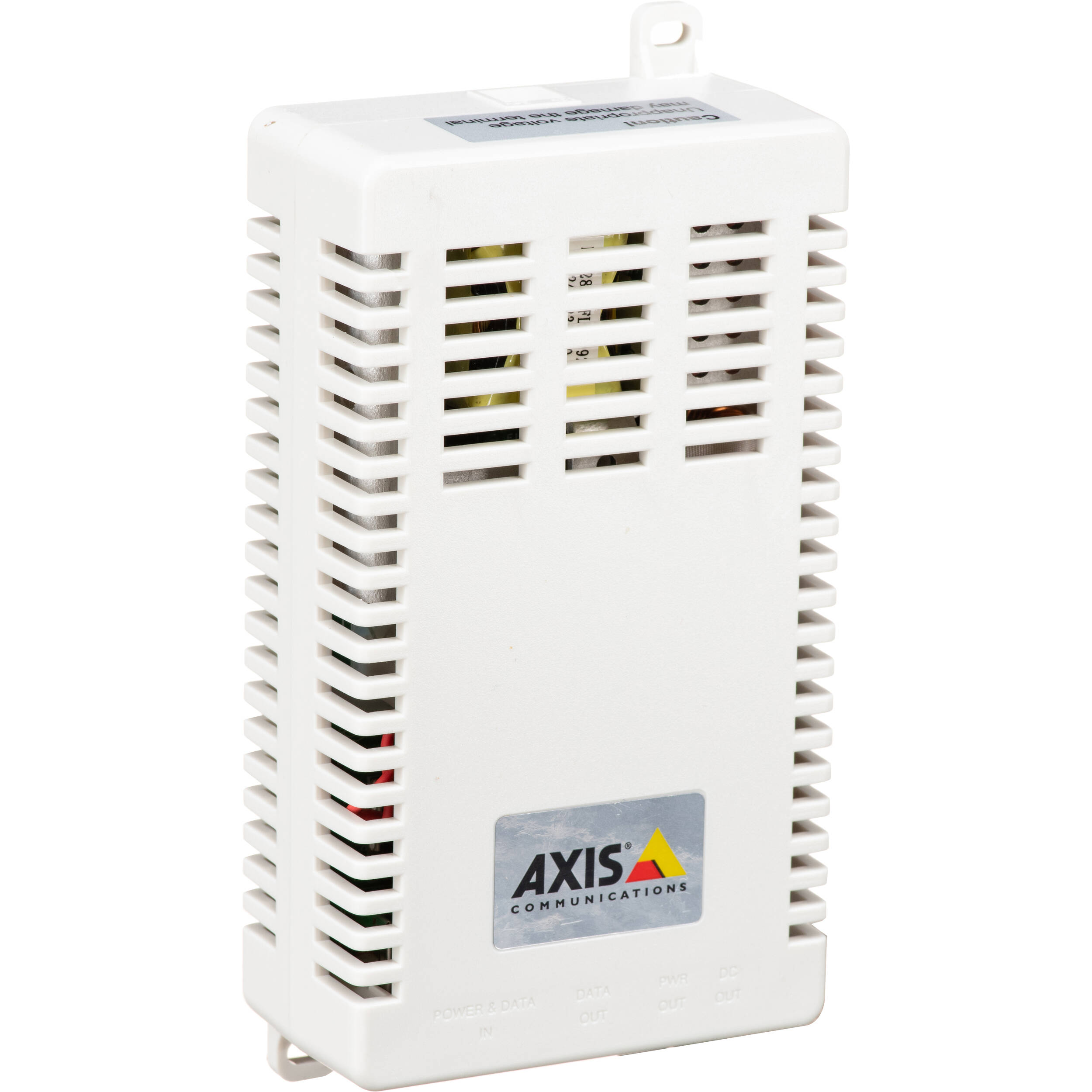 Axis T8127 60 W Splitter 12/24 V Dc - Power Over Ethernet Splitter, Both  12v and 24v Dc from High Power Over Ethernet 60w Midspan
