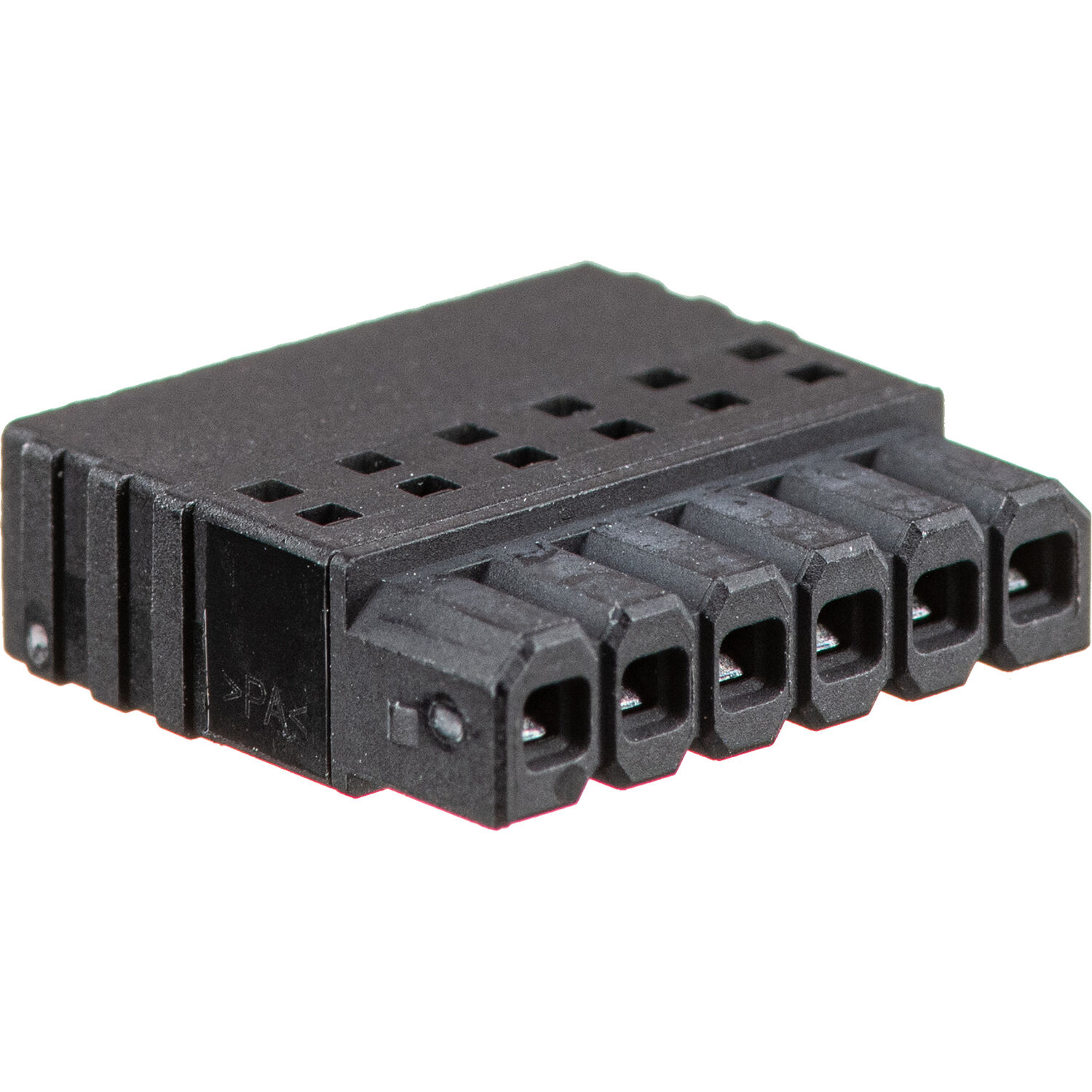Axis Connector A 6P2.5 straight 6-pin connector pack of 10 — view 2
