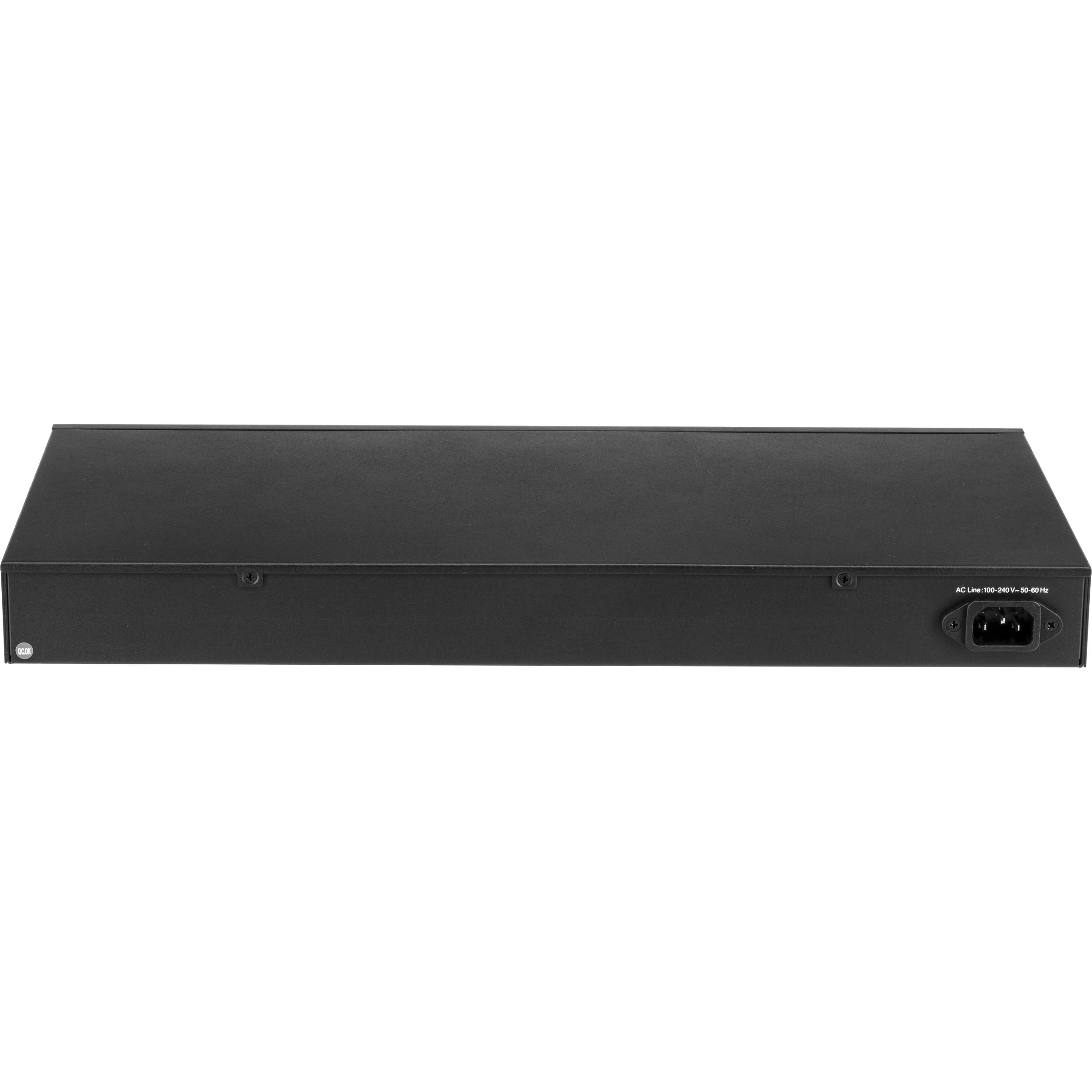 Axis T8516 PoE+ managed network switch with 8 Gigabit ports and 2 uplinks — view 3