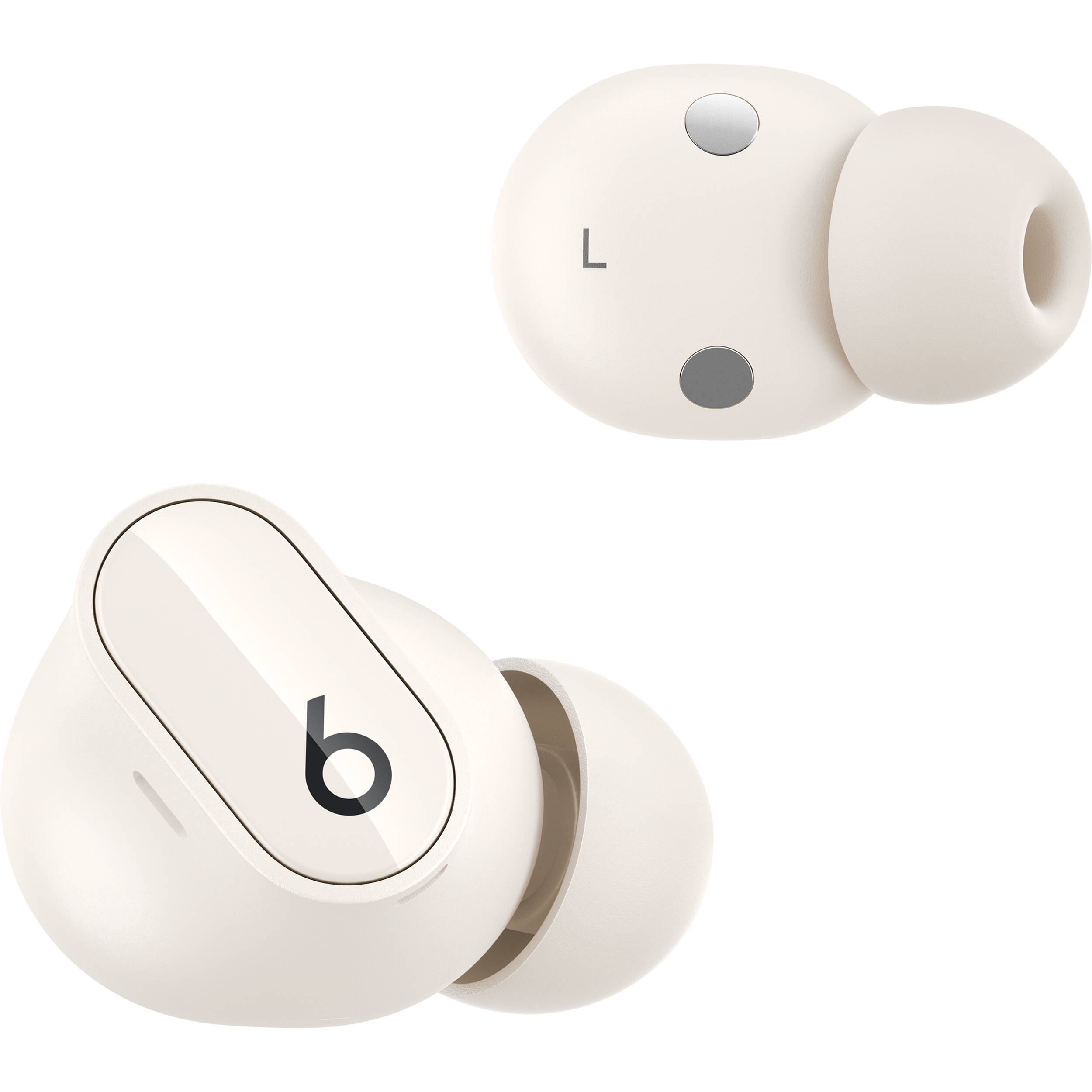 Apple Studio Buds + Ivory true wireless earbuds with Bluetooth and active noise canceling — view 2