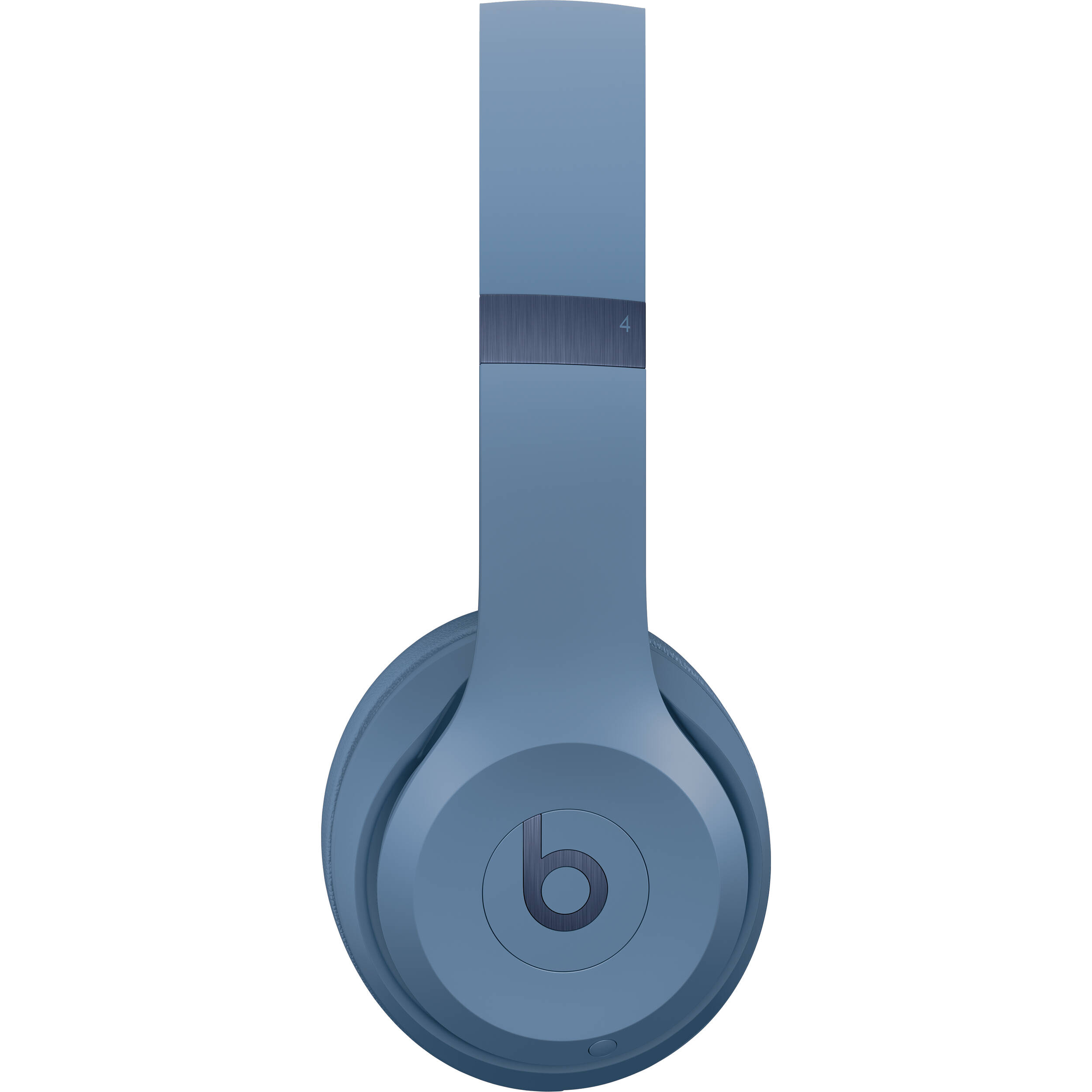 Beats Solo 4 Wireless headset in Slate Blue, compact on-ear wireless design — view 2