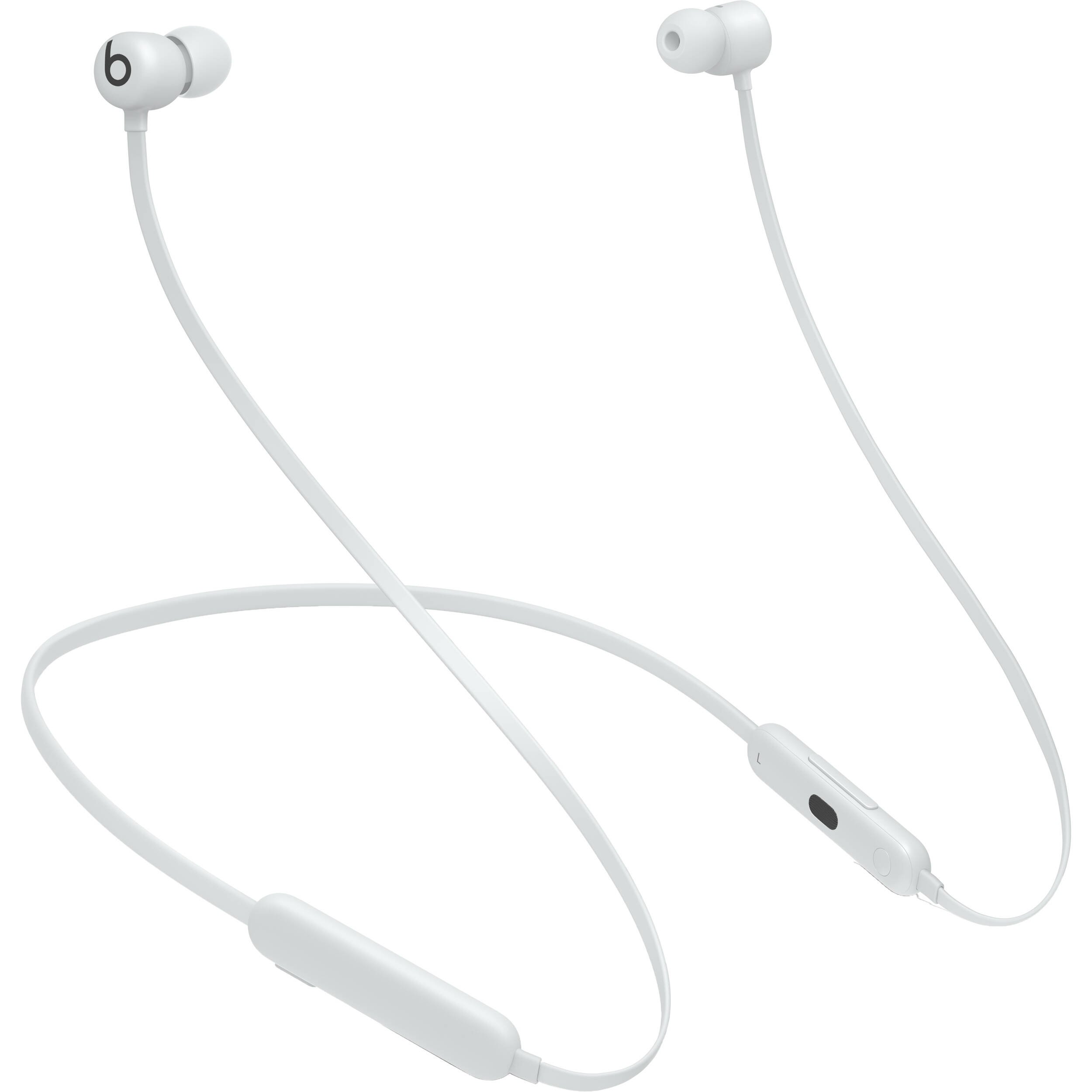 Beats Flex wireless earphones in Smoked Gray with neckband design and magnetic earbuds — view 2