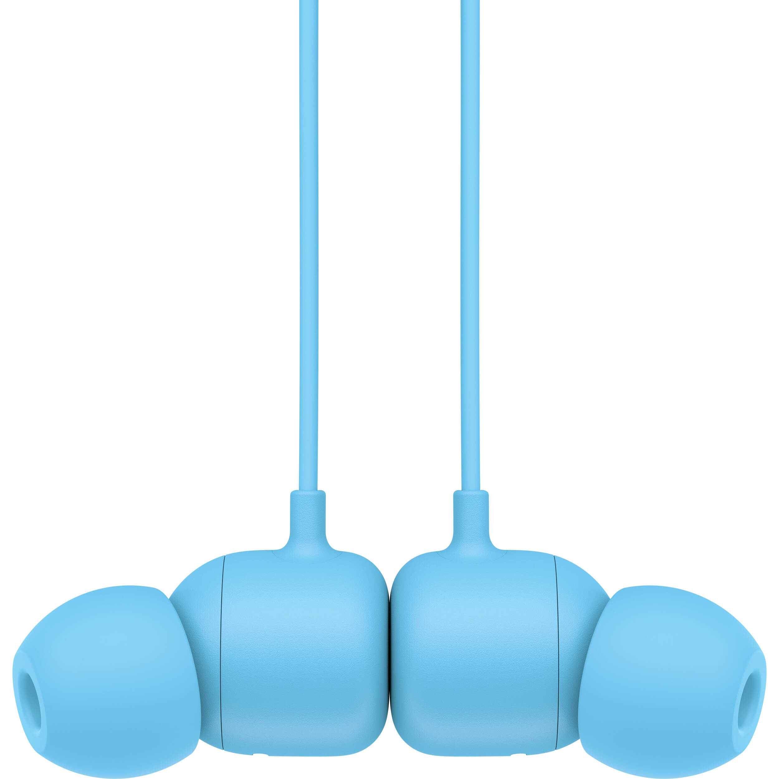 Beats Flex 1 wireless earphones in Flame Blue with neckband design — view 5