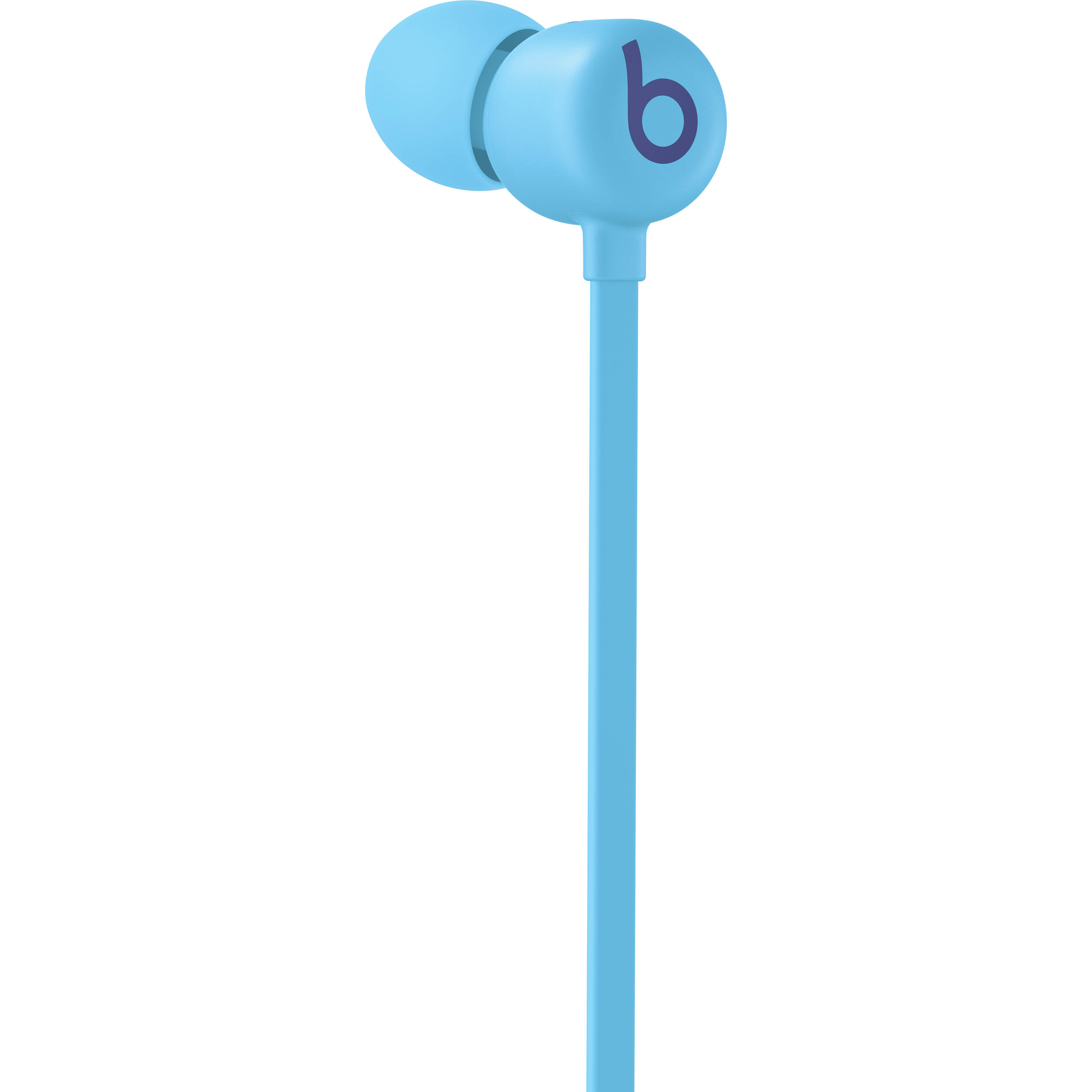 Beats Flex 1 wireless earphones in Flame Blue with neckband design — view 6