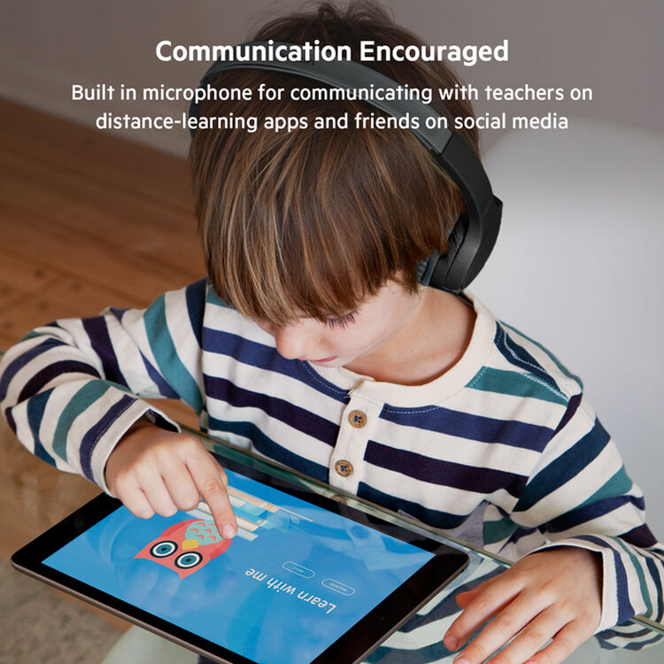 Belkin SOUNDFORM Kids headphones in black, on-ear wired headset for children — view 10