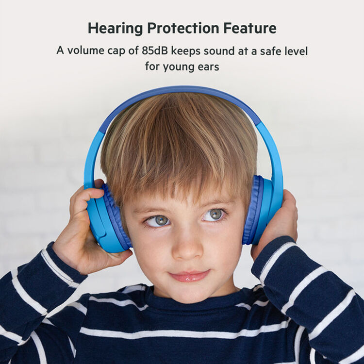 Belkin SOUNDFORM Kids blue Bluetooth on-ear headphones — view 10