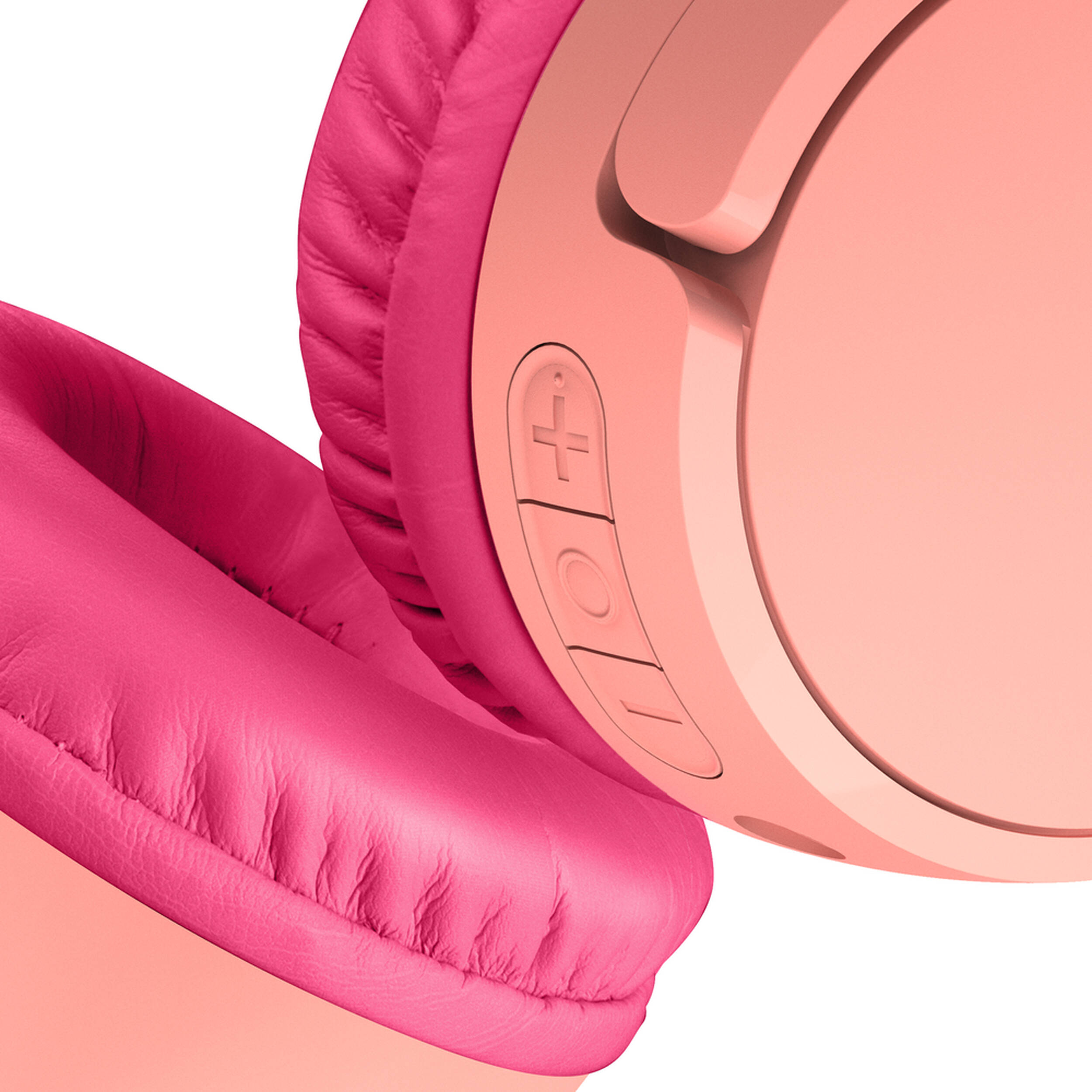 Belkin SOUNDFORM Kids pink on-ear wired headphones with built-in microphone — view 5