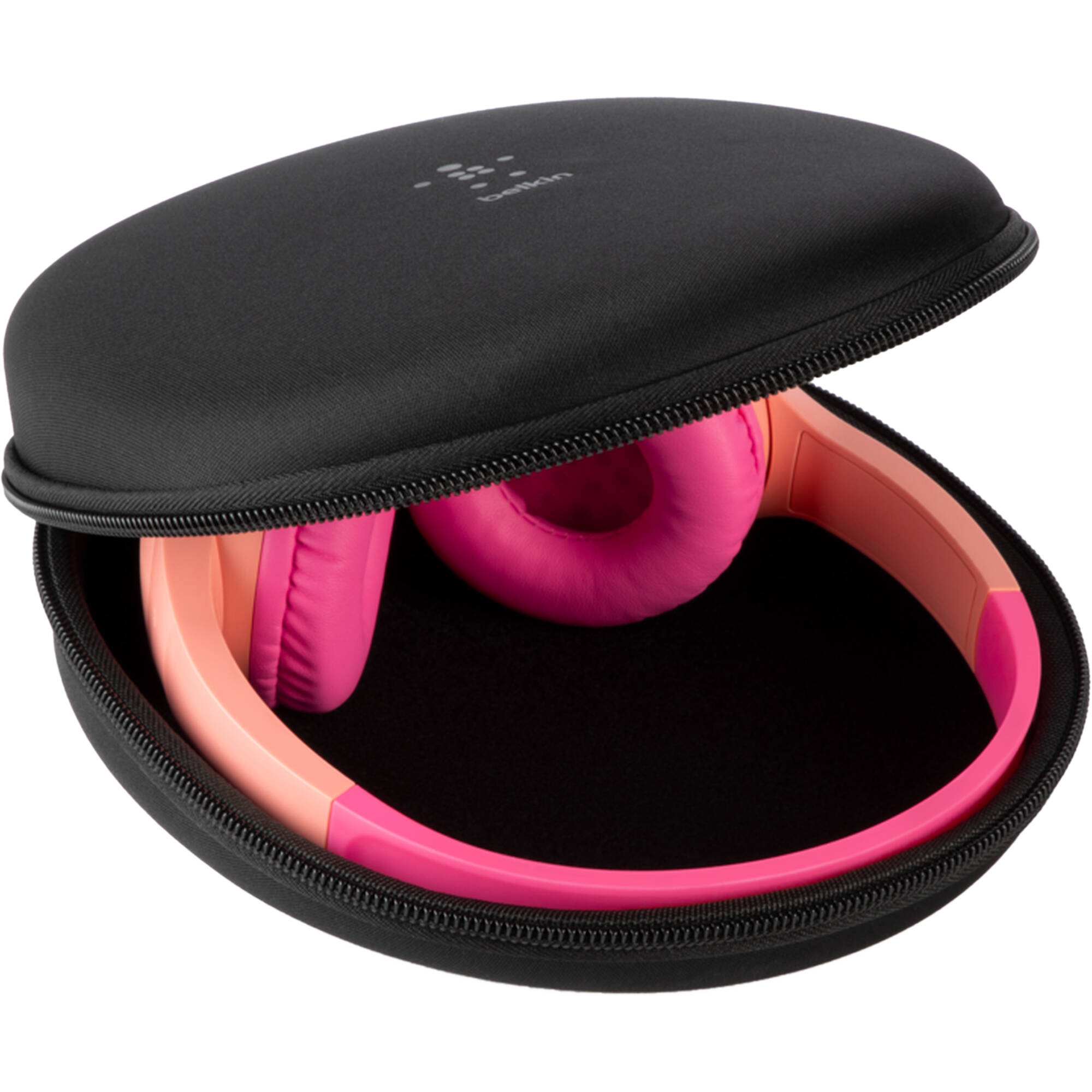 Belkin SOUNDFORM Kids pink on-ear wired headphones with built-in microphone — view 6