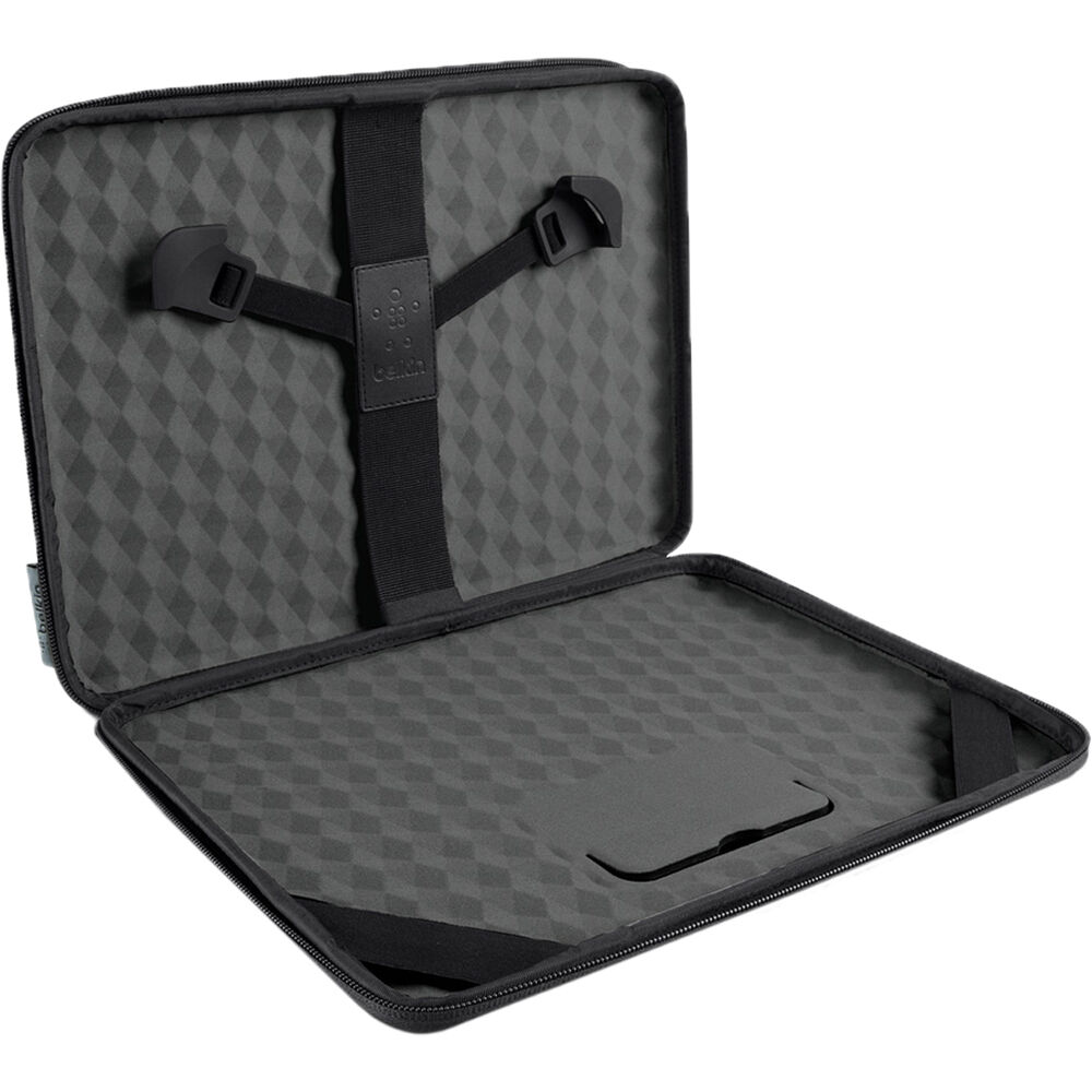 Belkin - Vertical 11in Always-on Slim Case Black Chromebook Laptops Universal