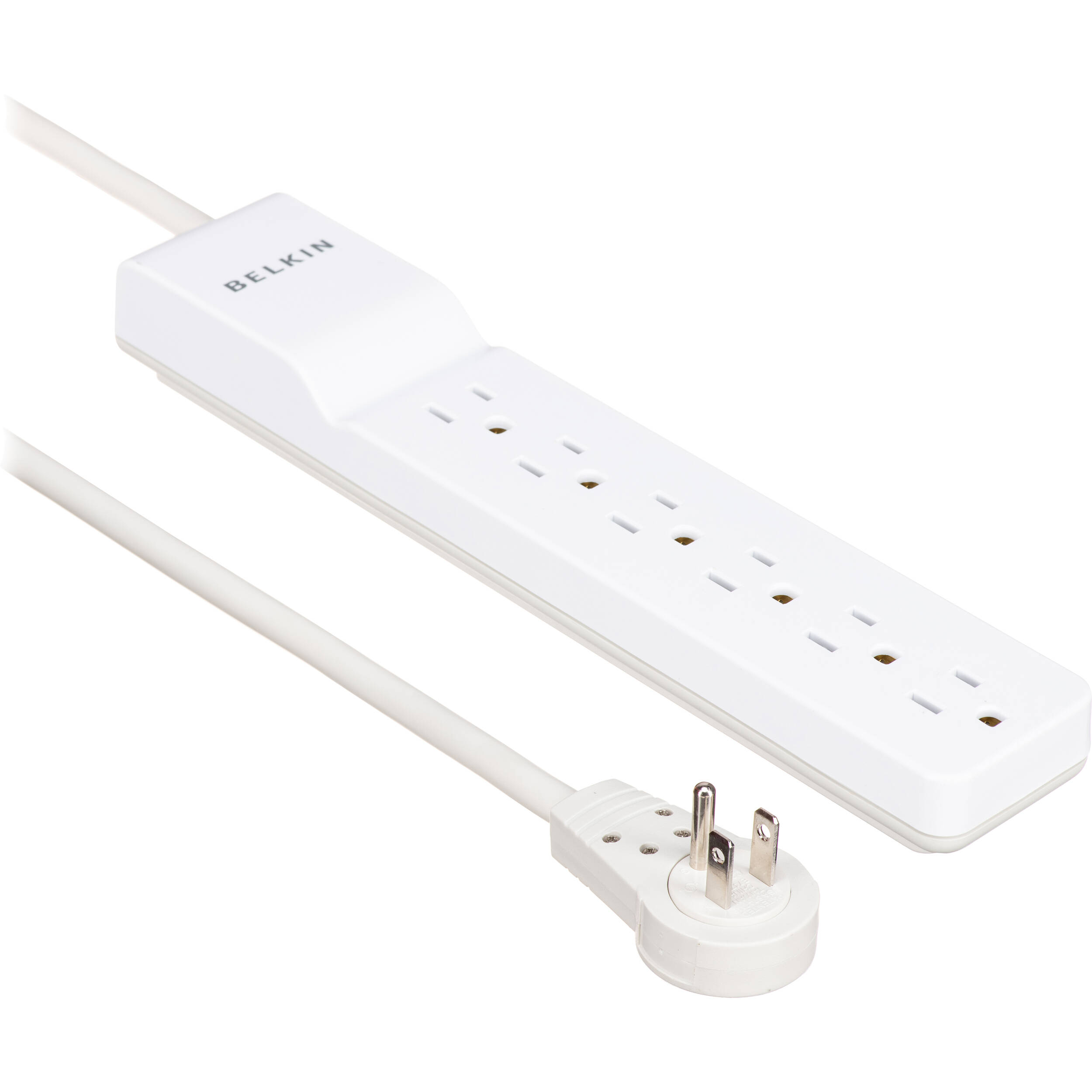 Belkin BE106000-06R 6-Outlet Surge Protector, 1,080 J | Home Office