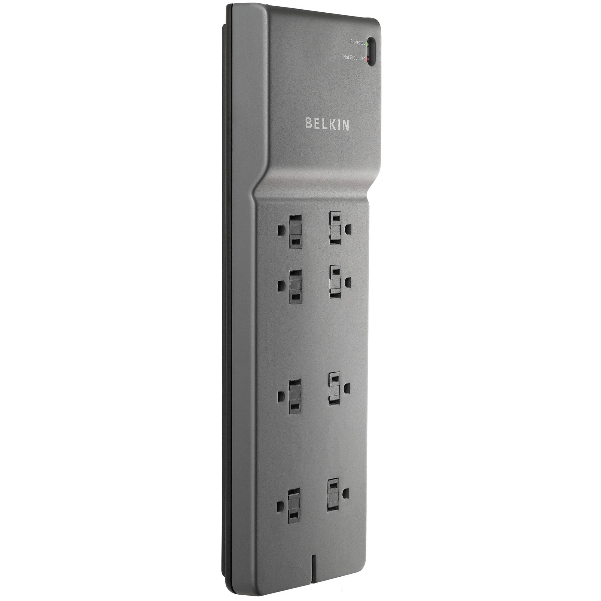 Belkin BE108200-06 8-outlet surge protector with 6 ft cord for home office use — view 2