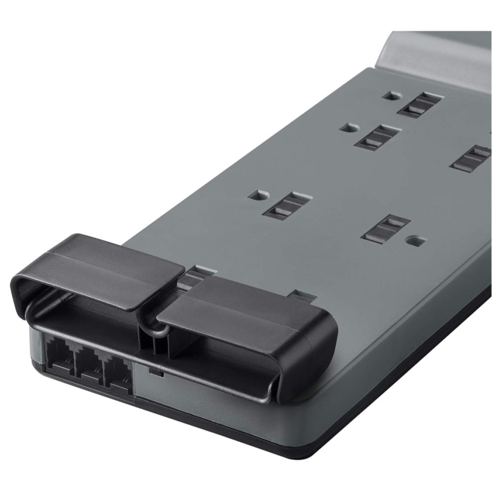 Belkin BE108200-06 8-outlet surge protector with 6 ft cord for home office use — view 4