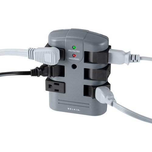 Belkin BP106000 6-outlet 1,080 J wall-mount surge protector for business equipment — view 5