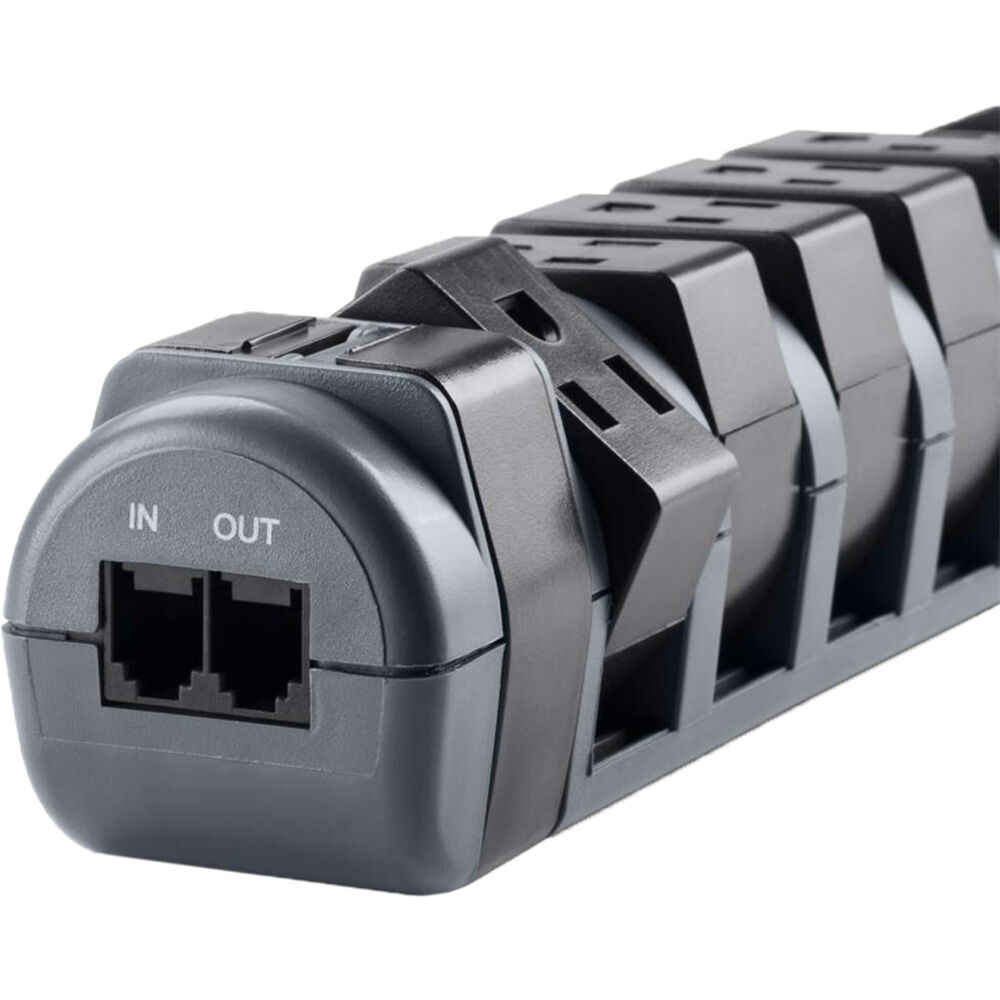 Belkin 8 outlet 1,800 joule surge protector with 6 foot cord and pivot plug — view 2