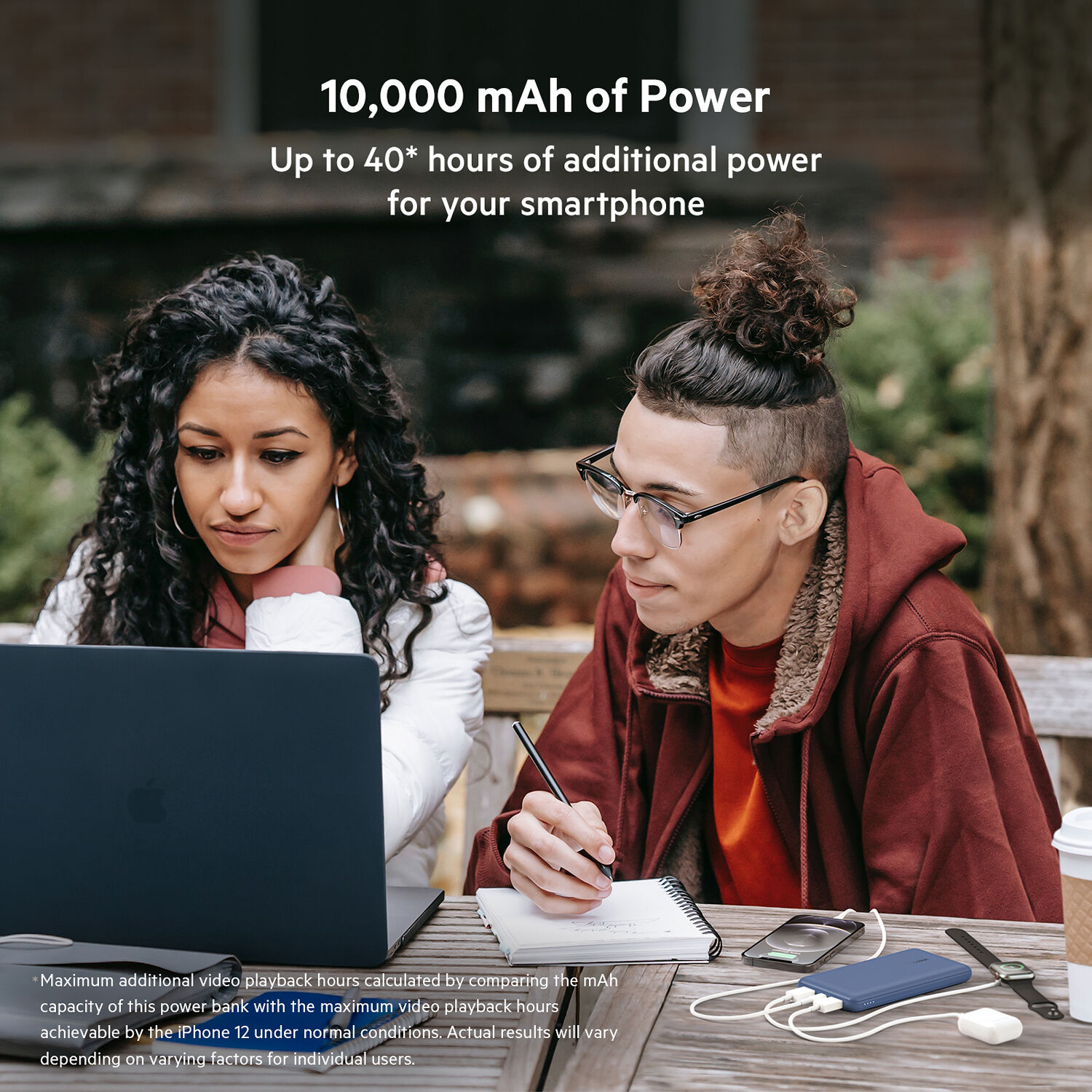 BELKIN MOBILE 10K POWER BANK USB-A AND C 15W BLUE — view 13