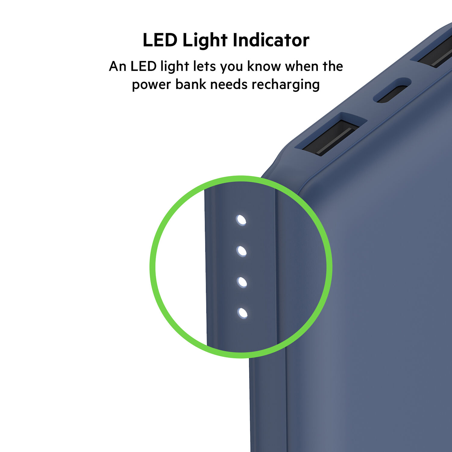 BELKIN MOBILE 10K POWER BANK USB-A AND C 15W BLUE — view 8
