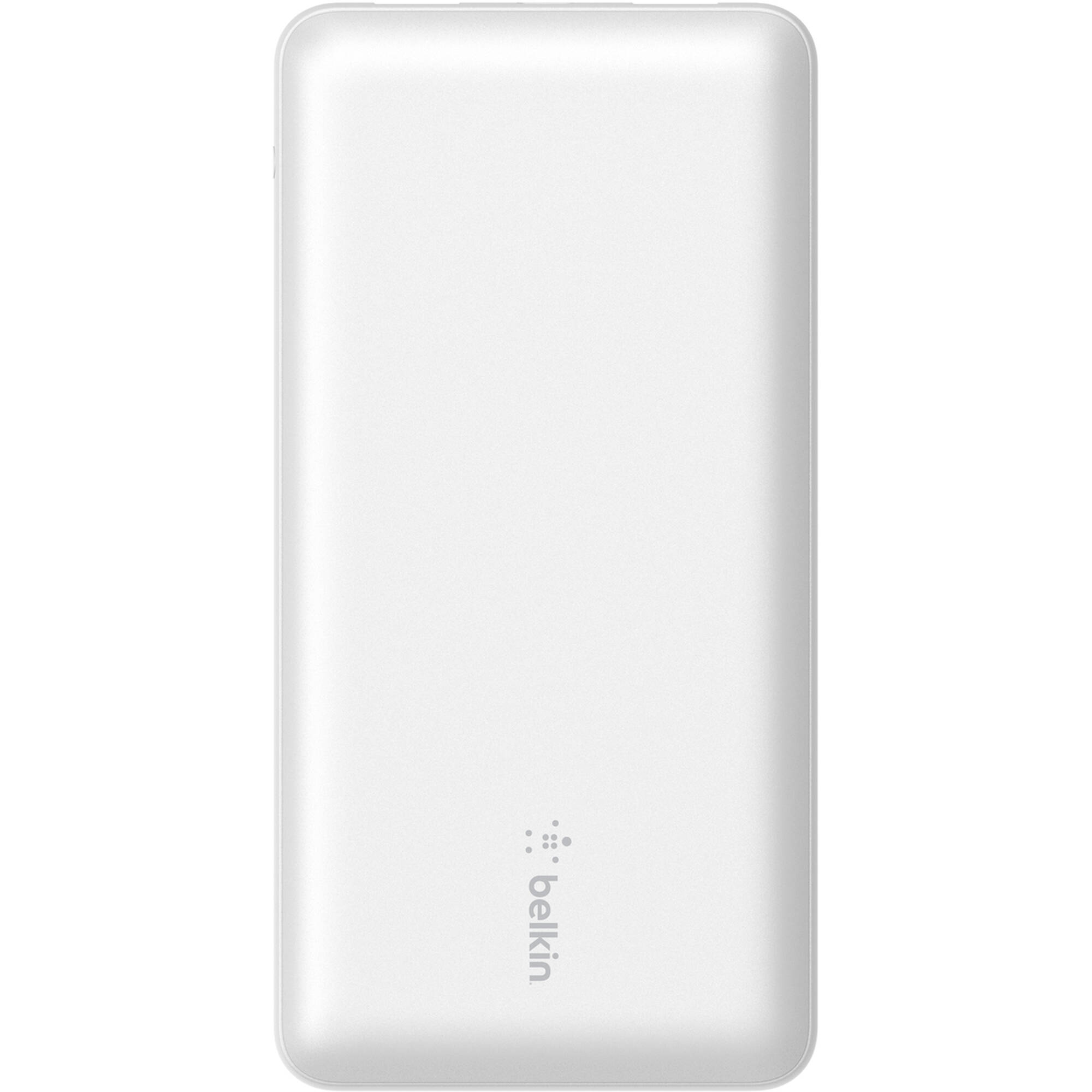 20K POWER BANK, USB-A & C 15W, WHITE — view 2