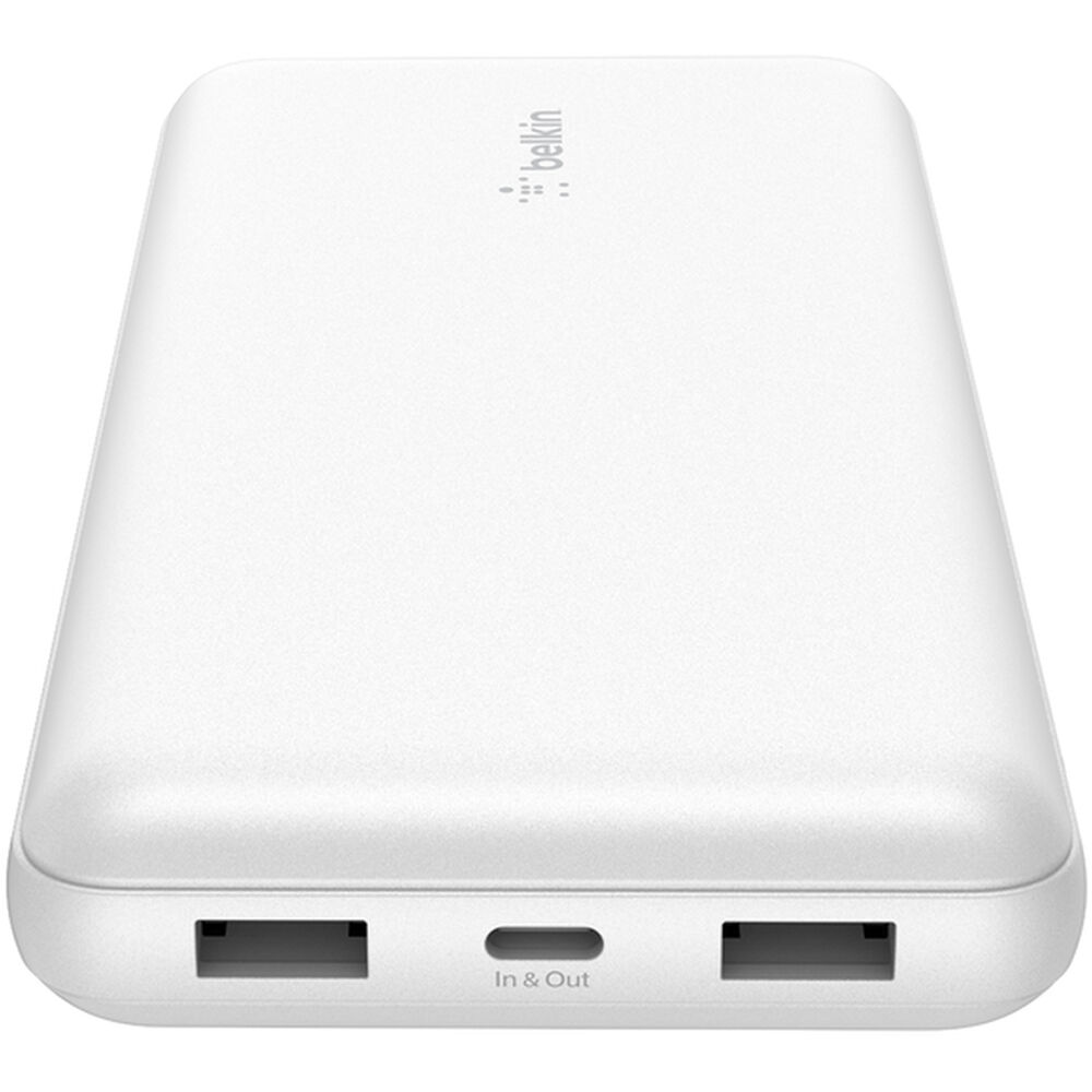 20K POWER BANK, USB-A & C 15W, WHITE — view 5