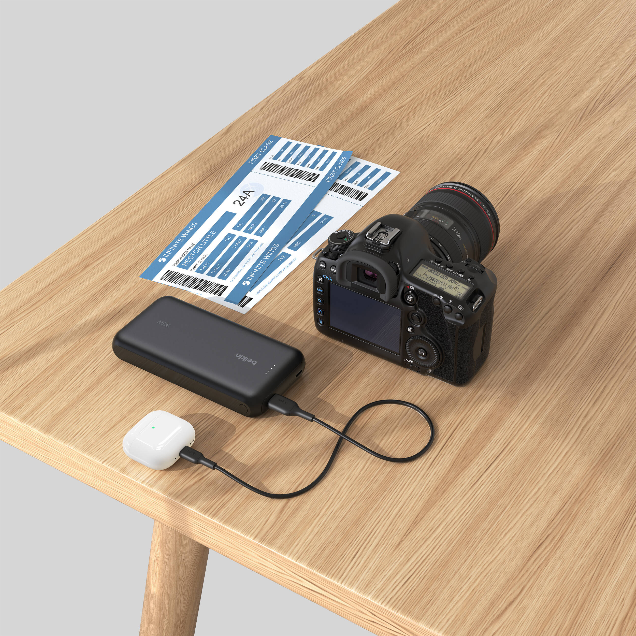 BELKIN MOBILE BOOSTCHARGE PWRBNK BOOSTCHARGE PWRBNK 20K W/ INTEGRATED CBL — view 10