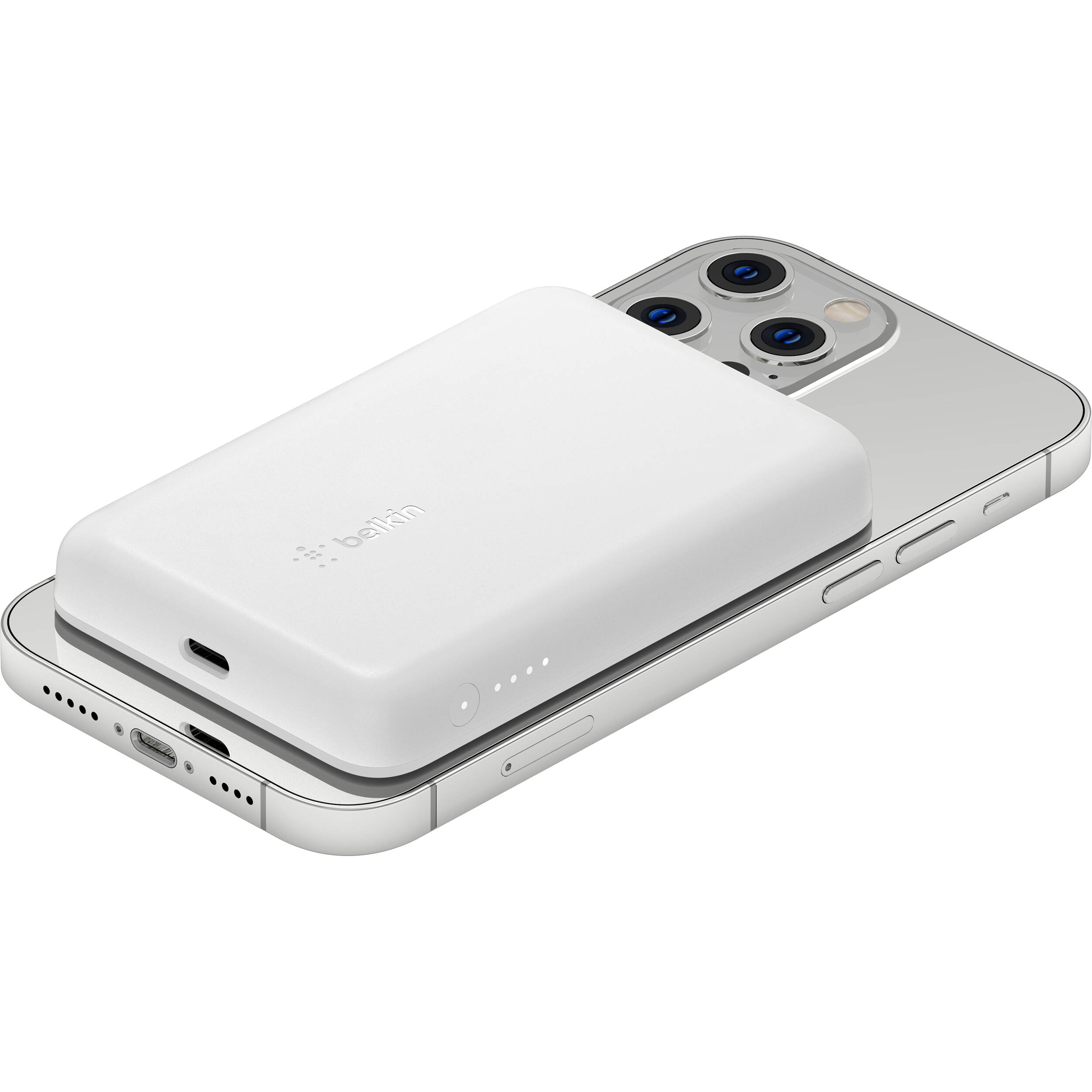 MAGNETIC WIRELESS POWER BANK,WHITE — view 2