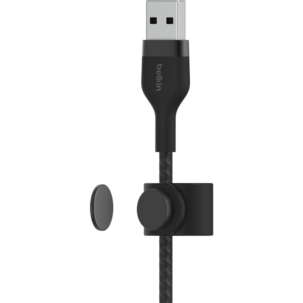 Belkin USB-A to Lightning braided black cable, 1 m — view 4