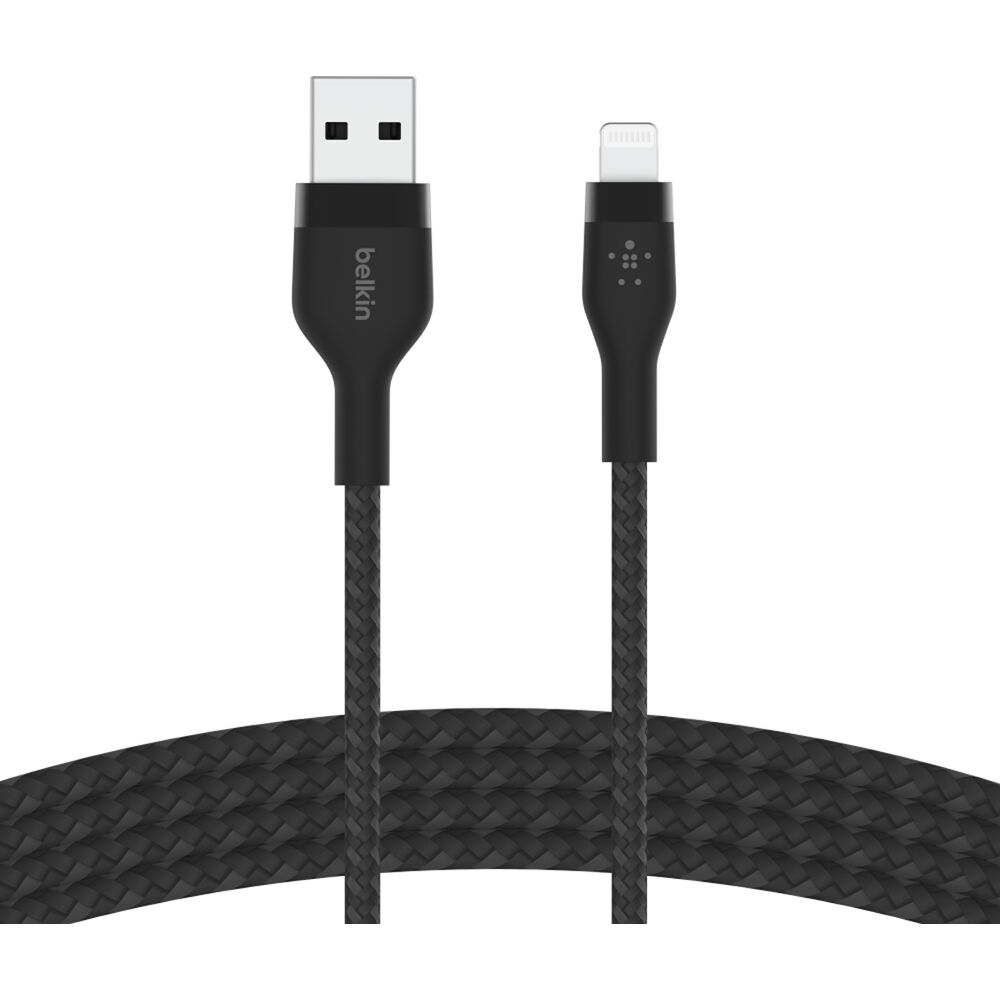 Belkin USB-A to Lightning braided black cable, 1 m — view 5
