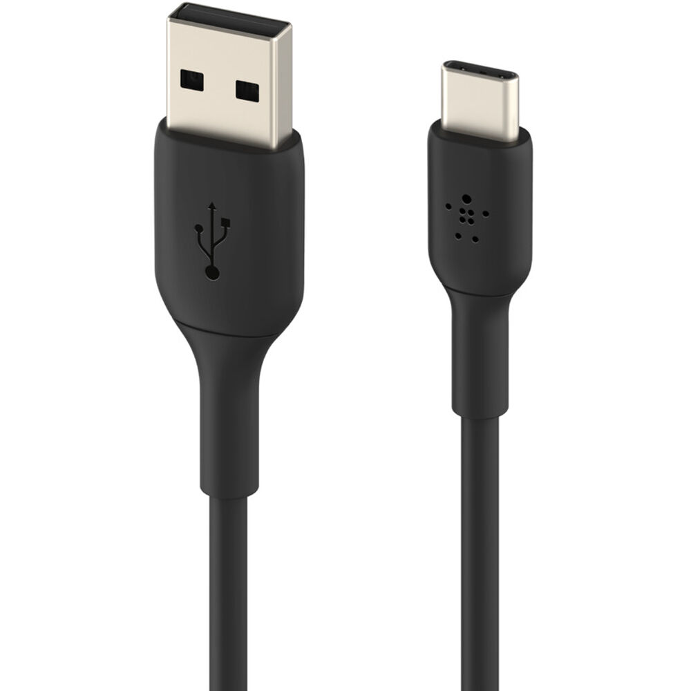 Belkin CAB001BT3MBK 3 m black USB-A to USB-C charging and syncing cable — view 2