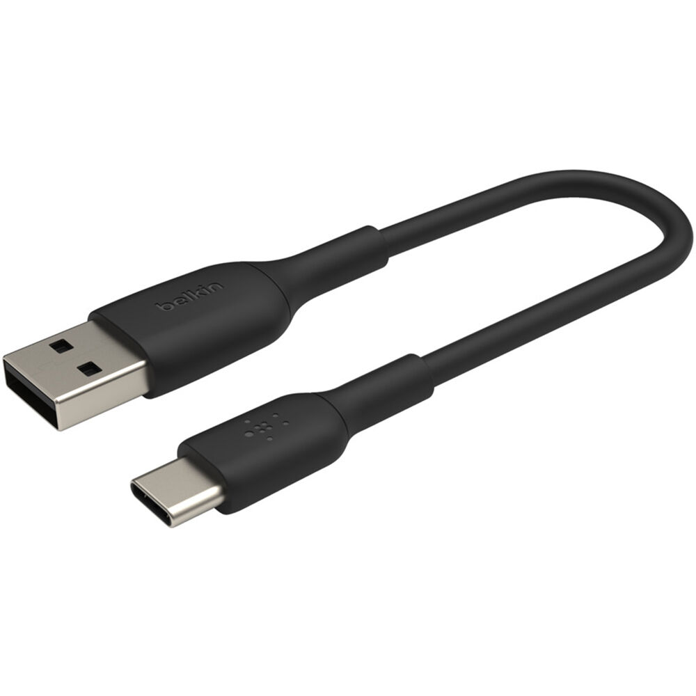 Belkin CAB001BT3MBK 3 m black USB-A to USB-C charging and syncing cable — view 4